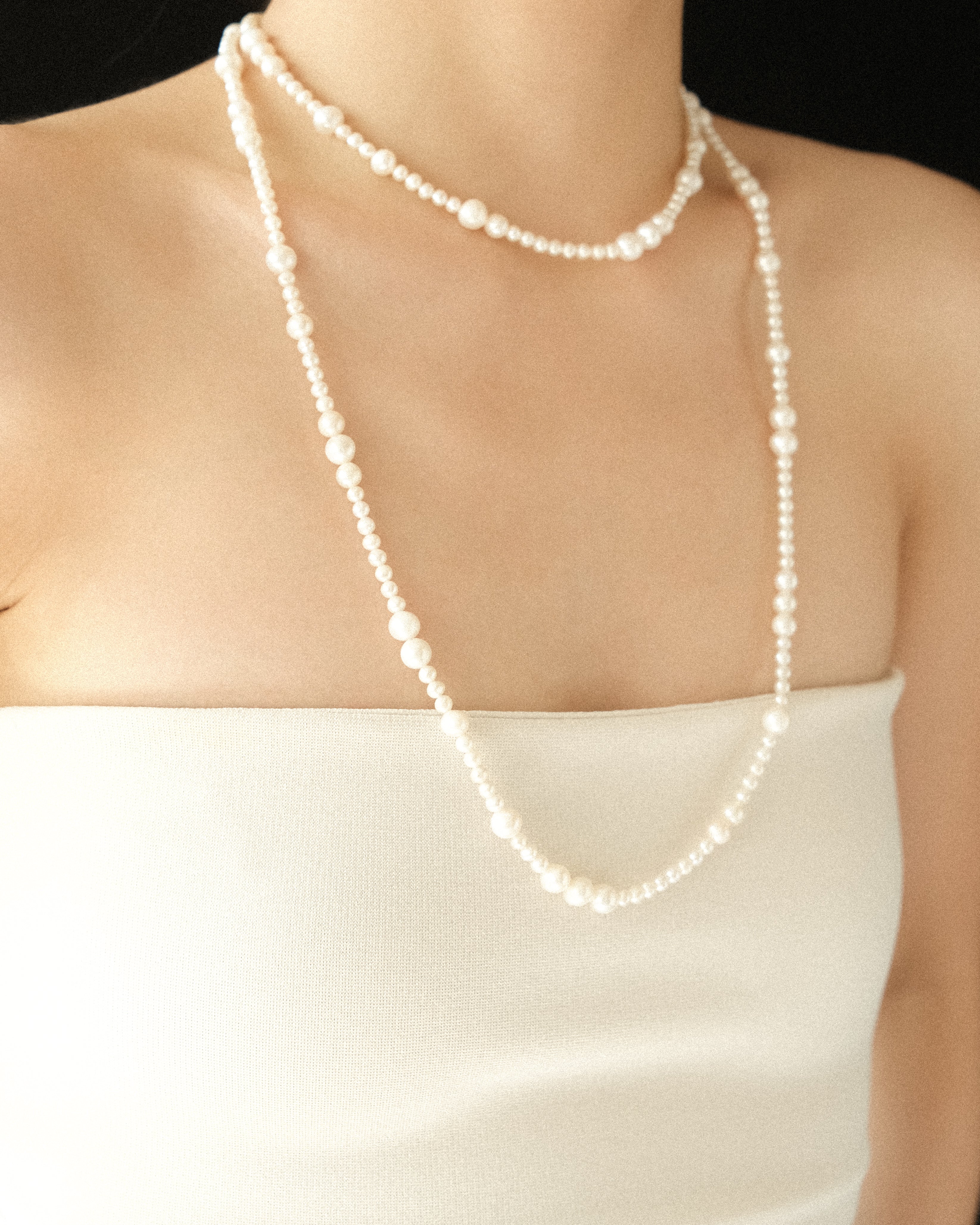 The Pond’s First Bloom Pearl Necklace