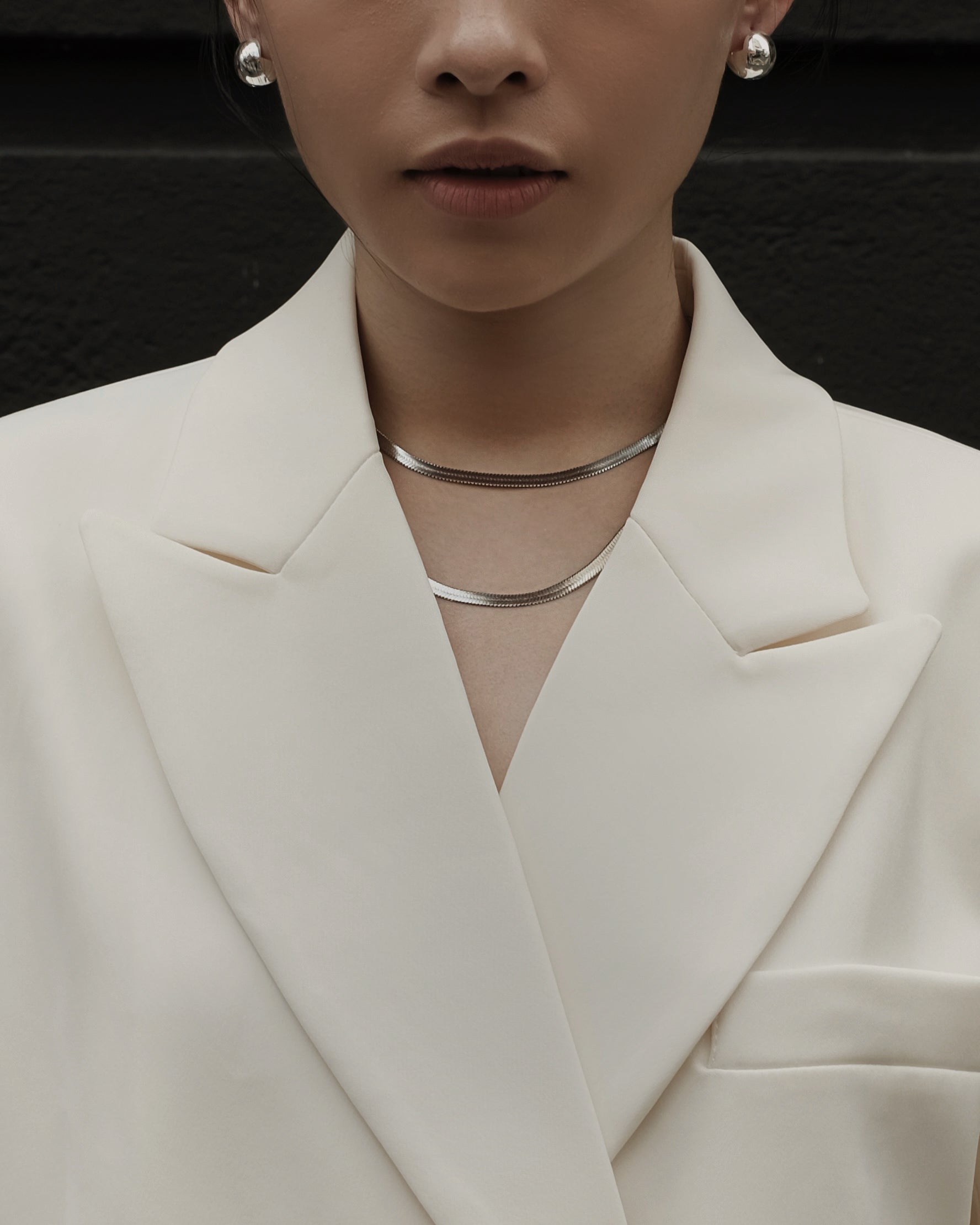 Juno Dome Ball Huggie Hoop Earrings