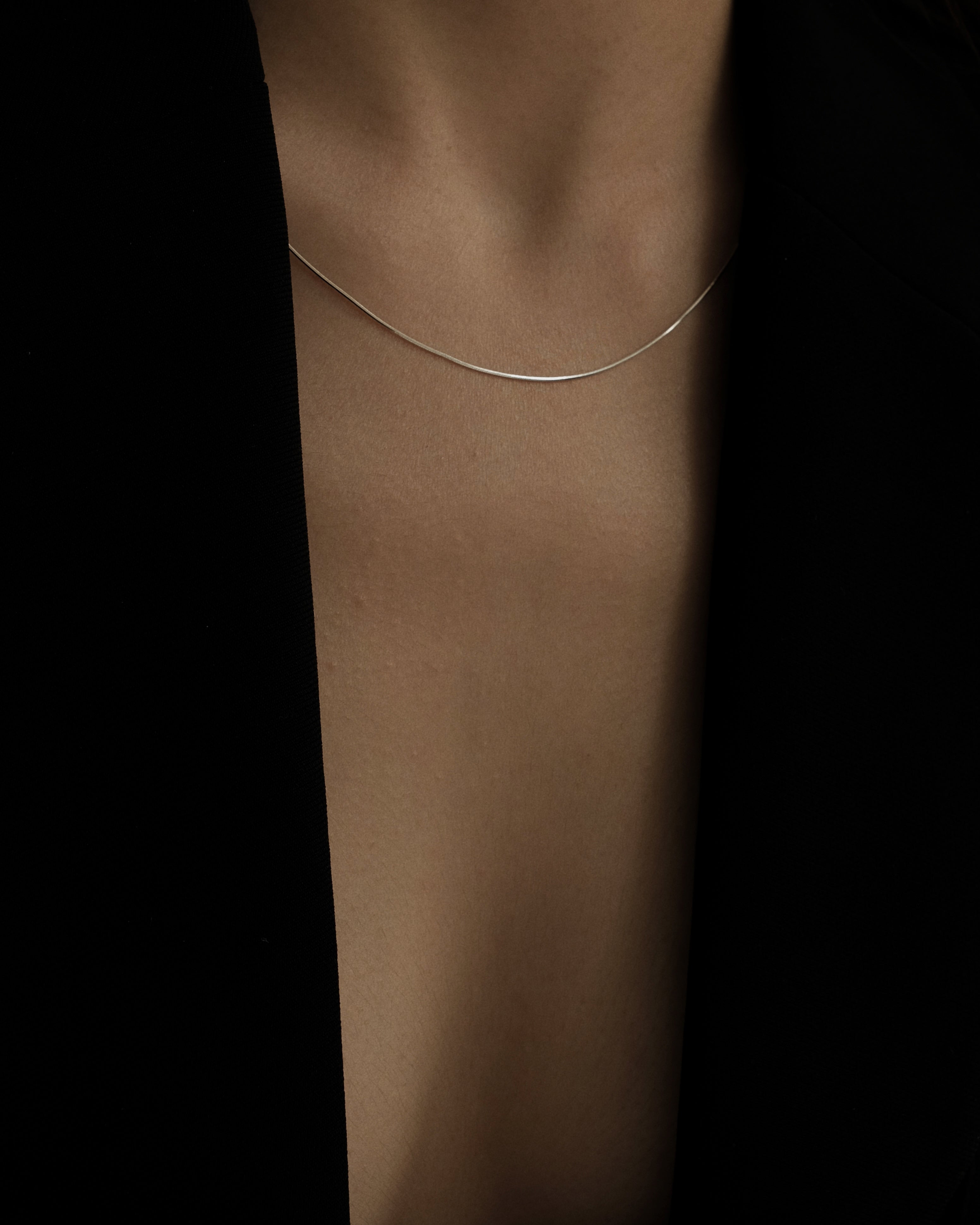 Bailey Mini Snake Chain Choker Necklace