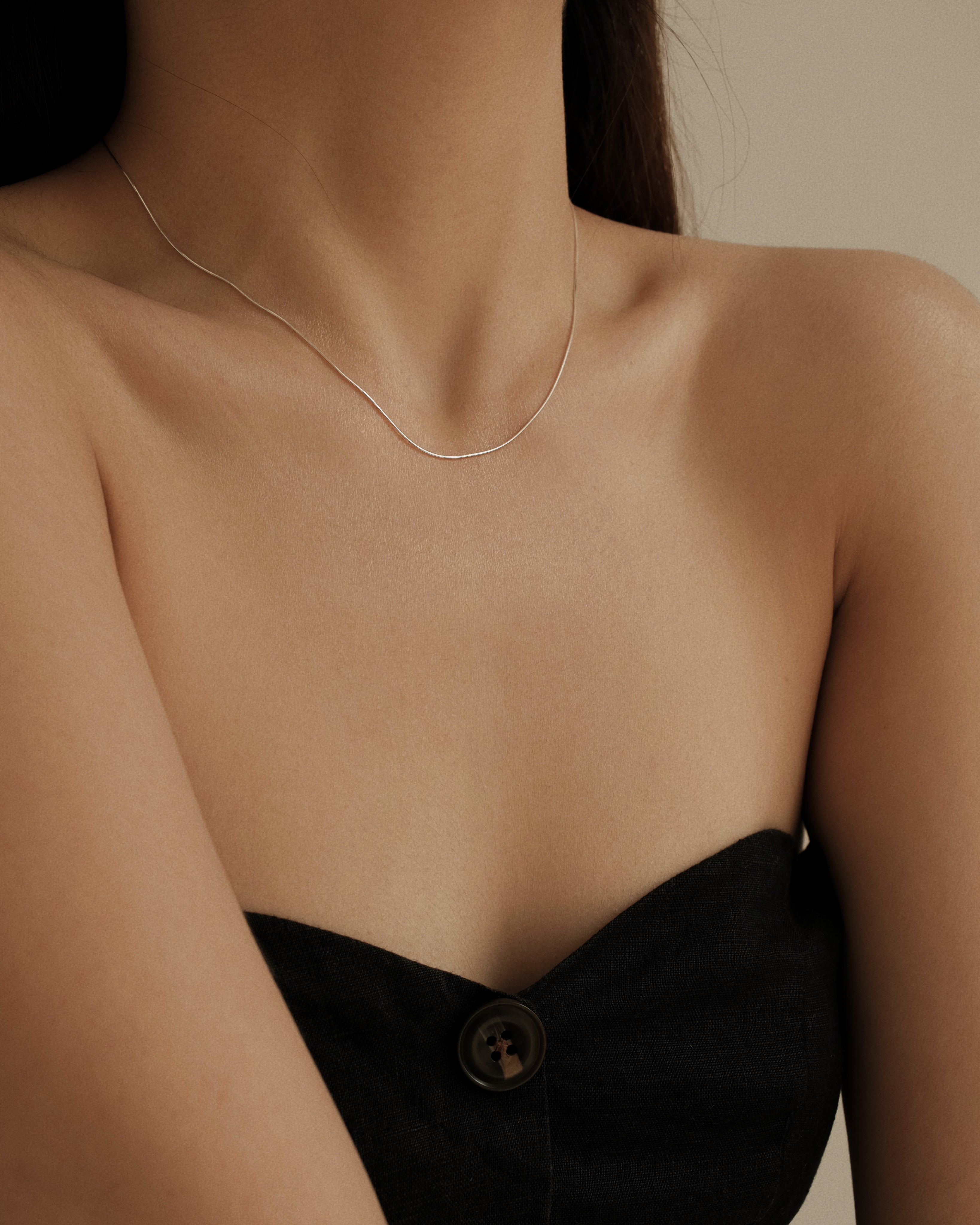 Bailey Mini Snake Chain Choker Necklace