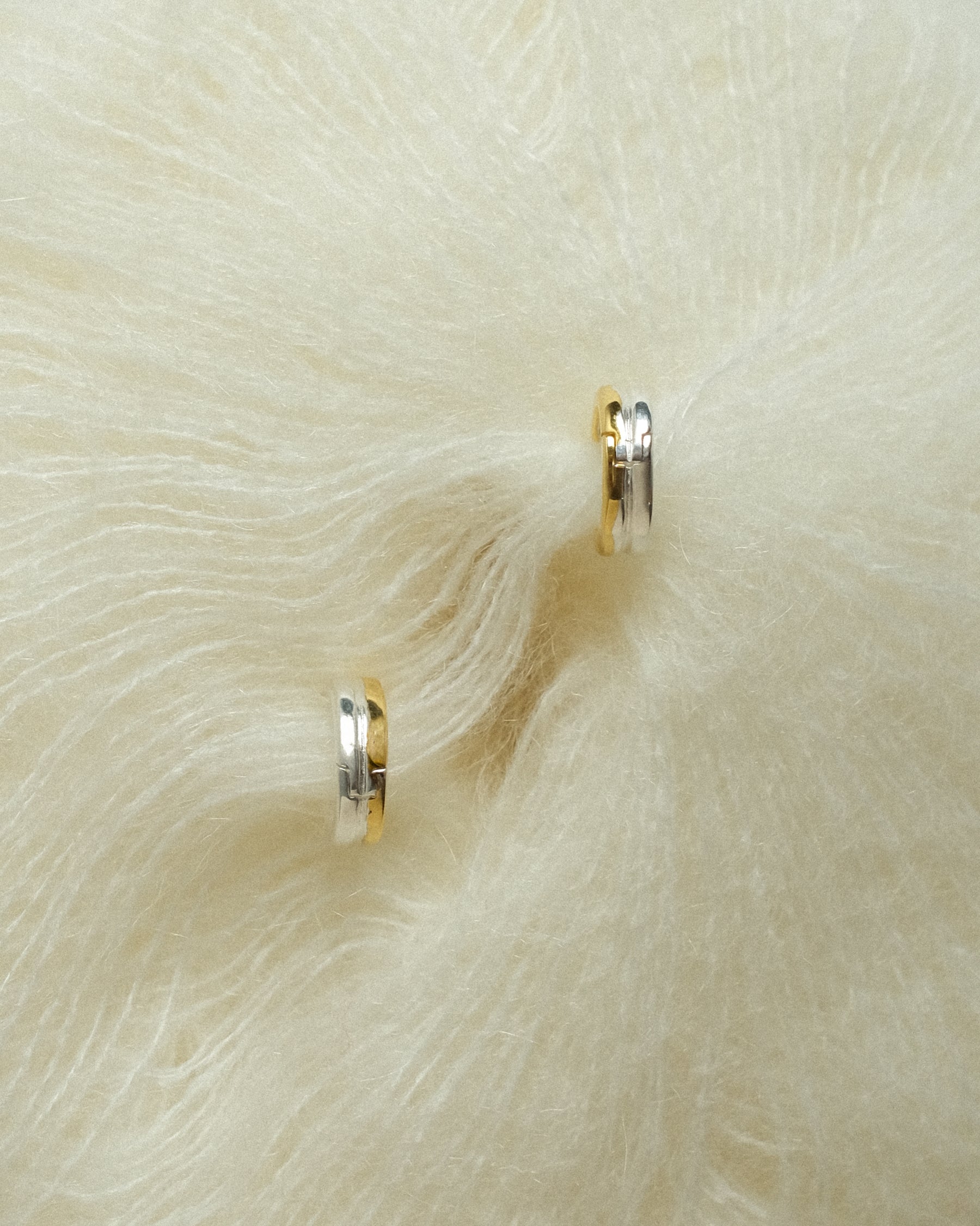 Taka Contrast Mini Hoop Earrings