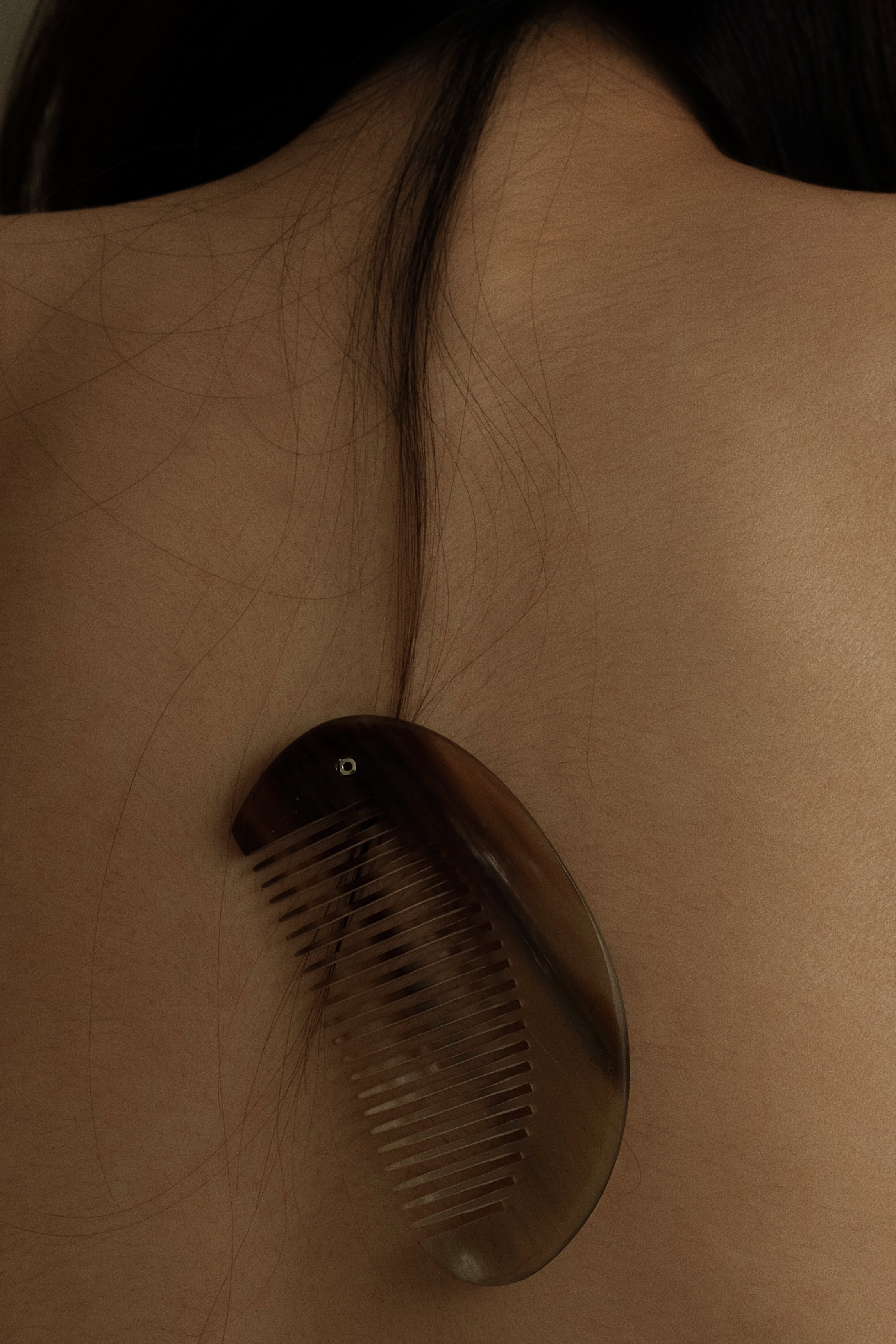 Curved Travel Horn Comb 002