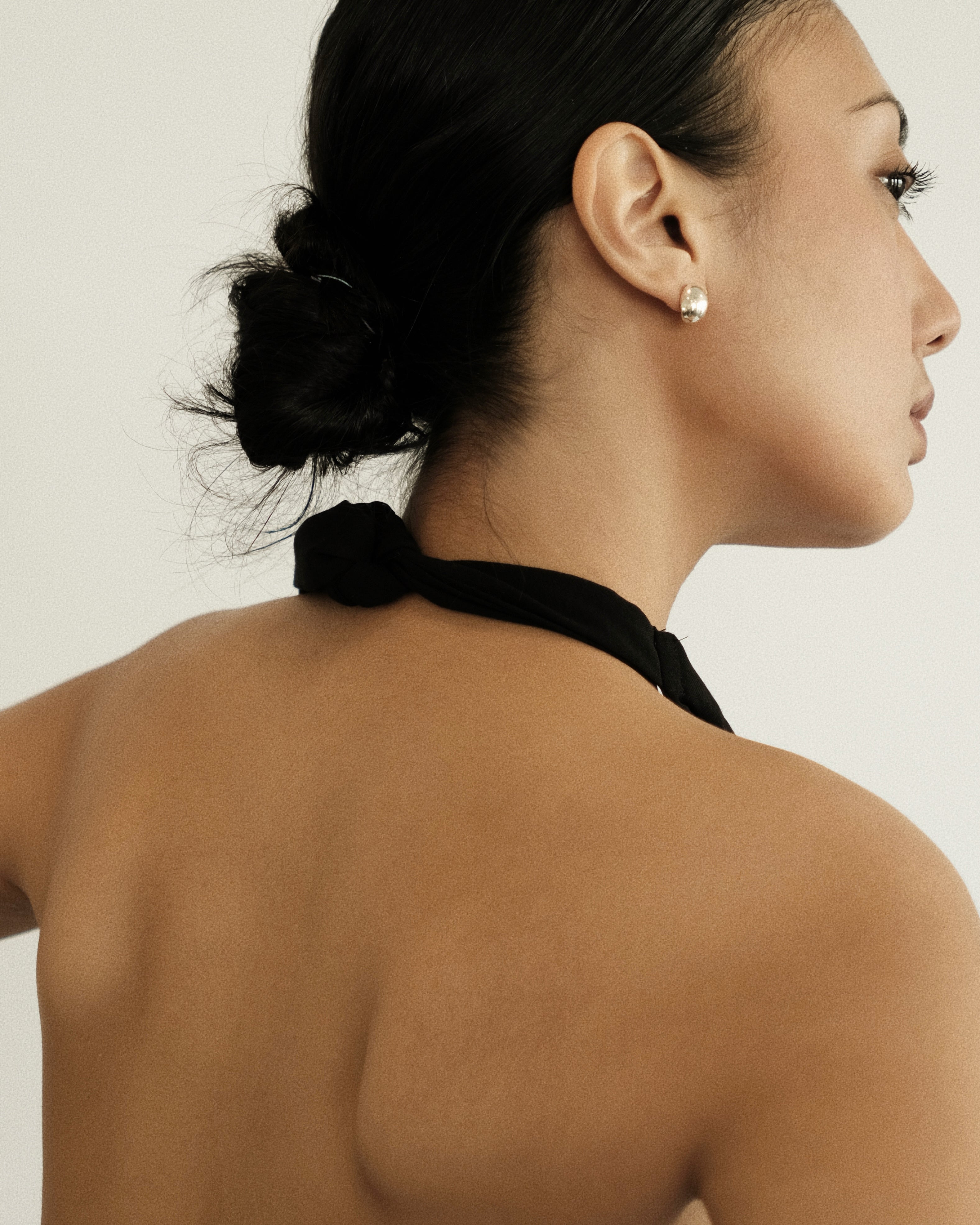 Laila Dome Egg Stud Earrings
