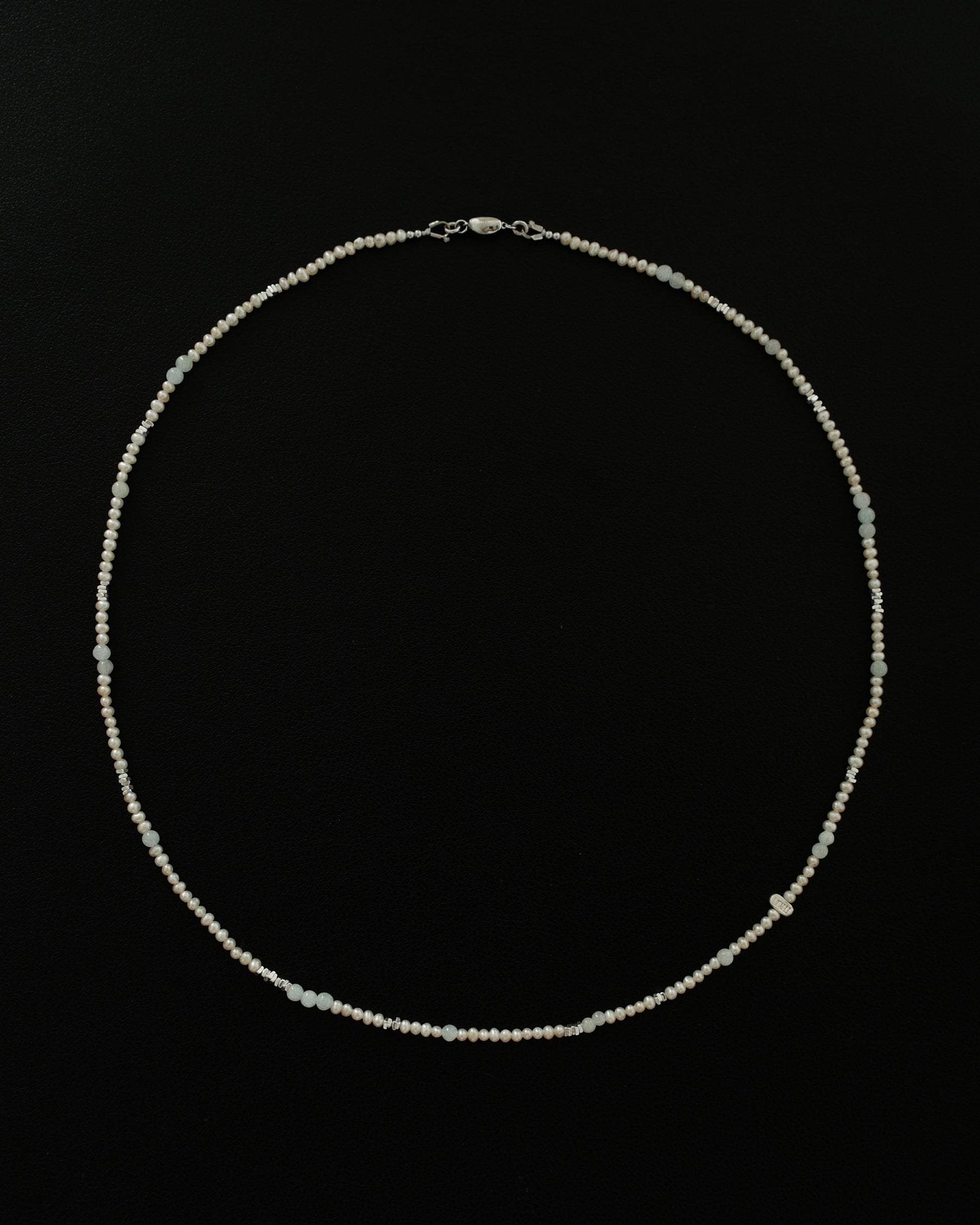 The Teal Pearl Necklace 002