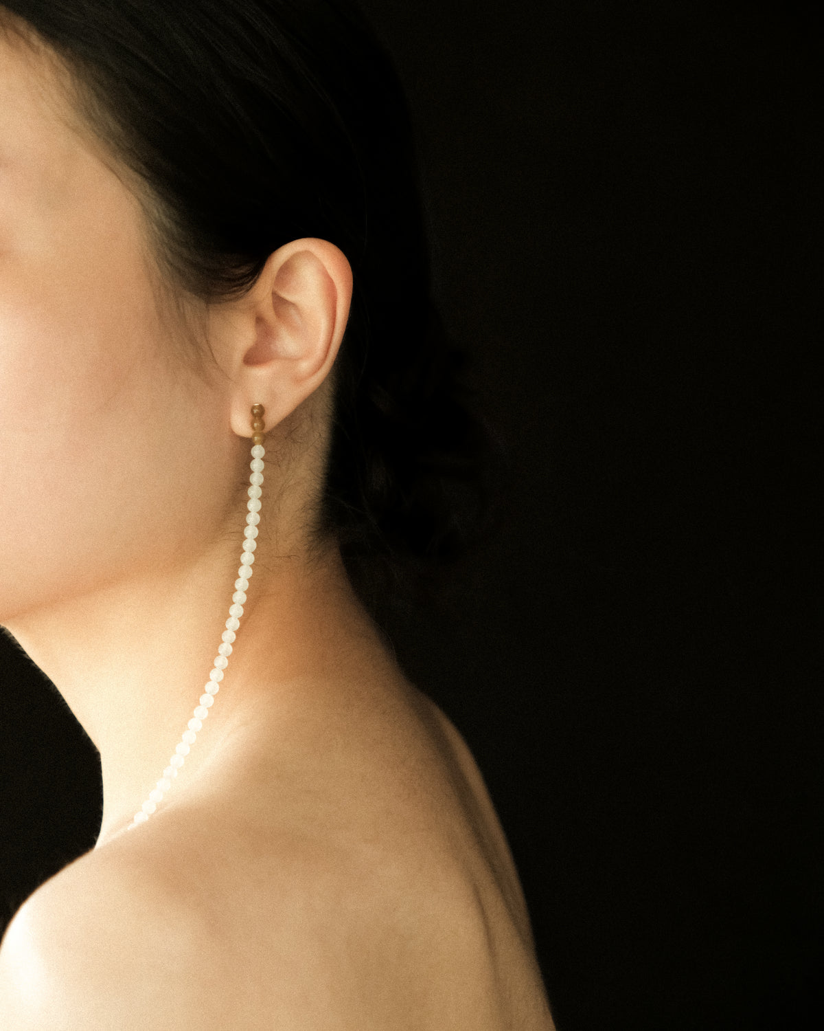 The Antoinette Qiemo Jade Earrings