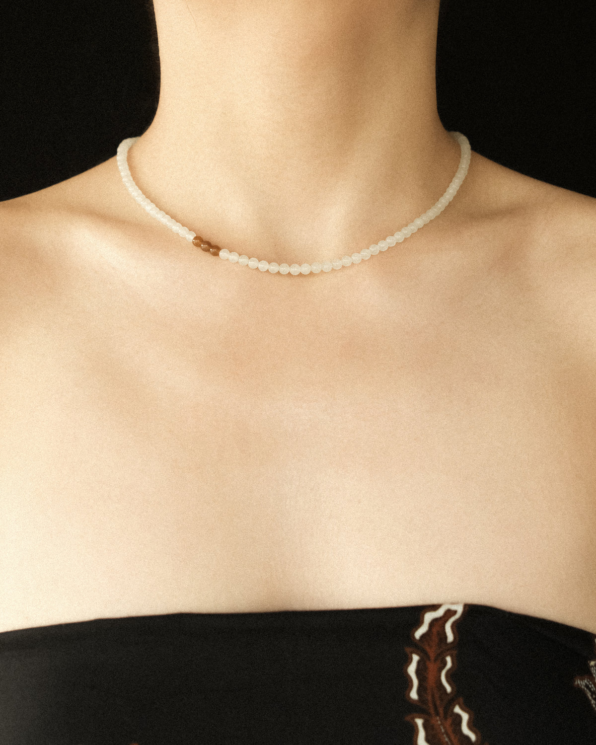 The Antoinette Qiemo Jade Necklace