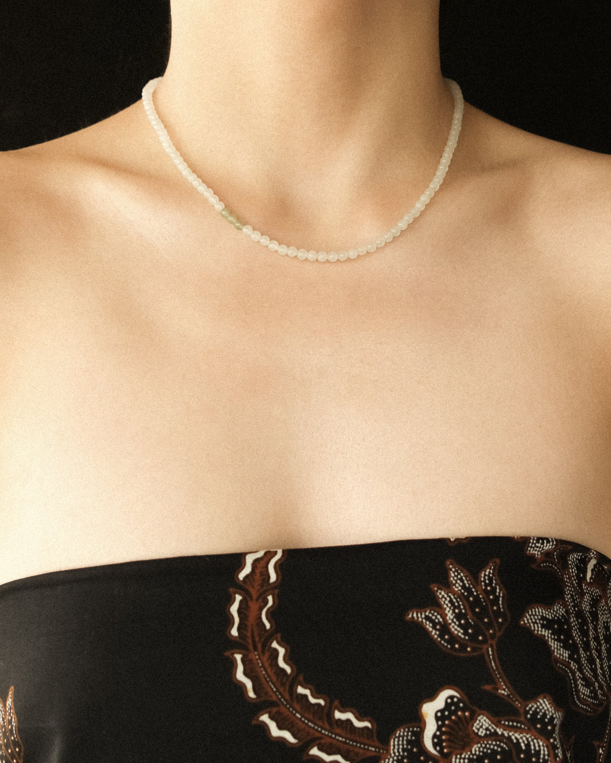 The Antoinette Celadon Jade Necklace