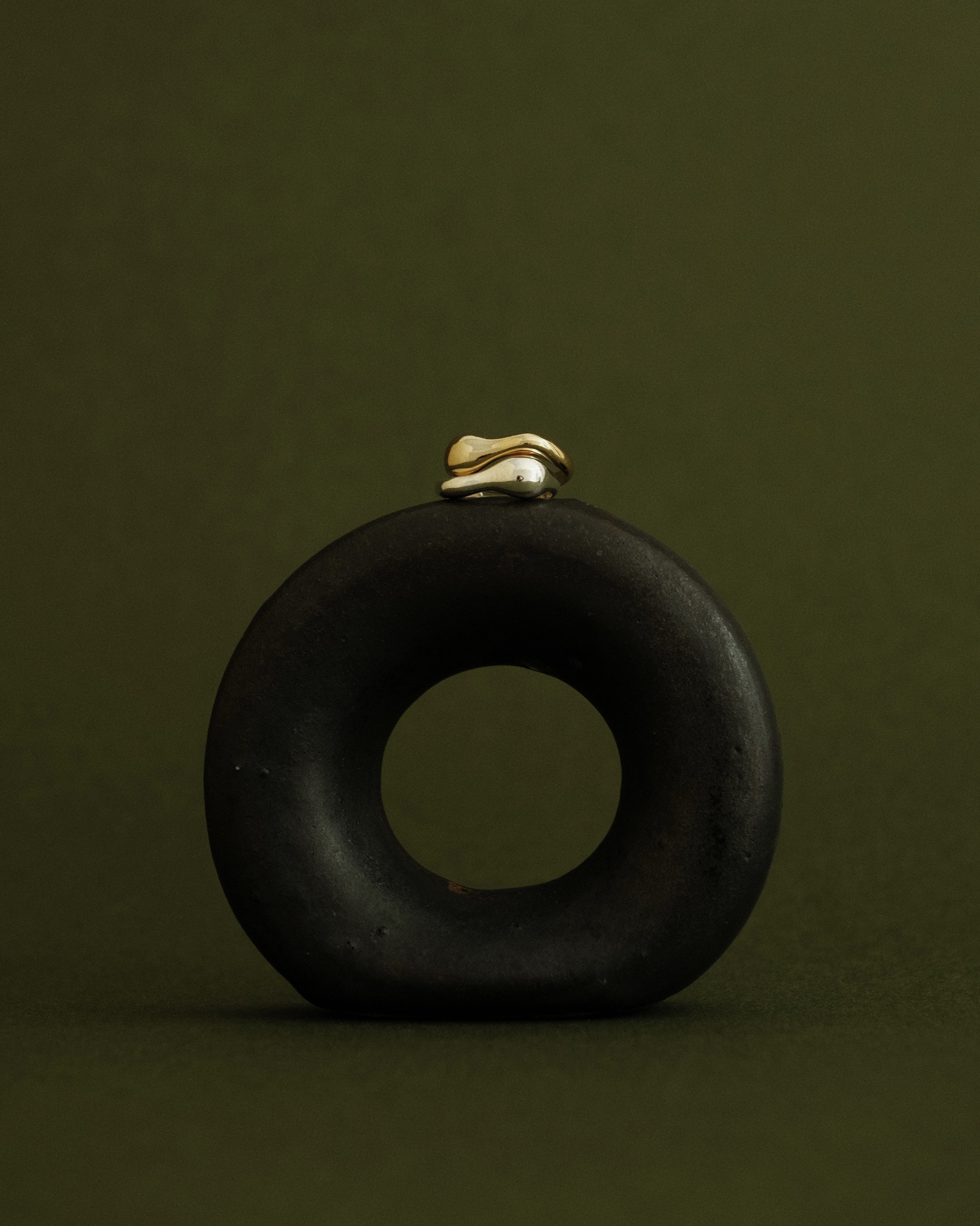 Udele Molten Stacking Ring