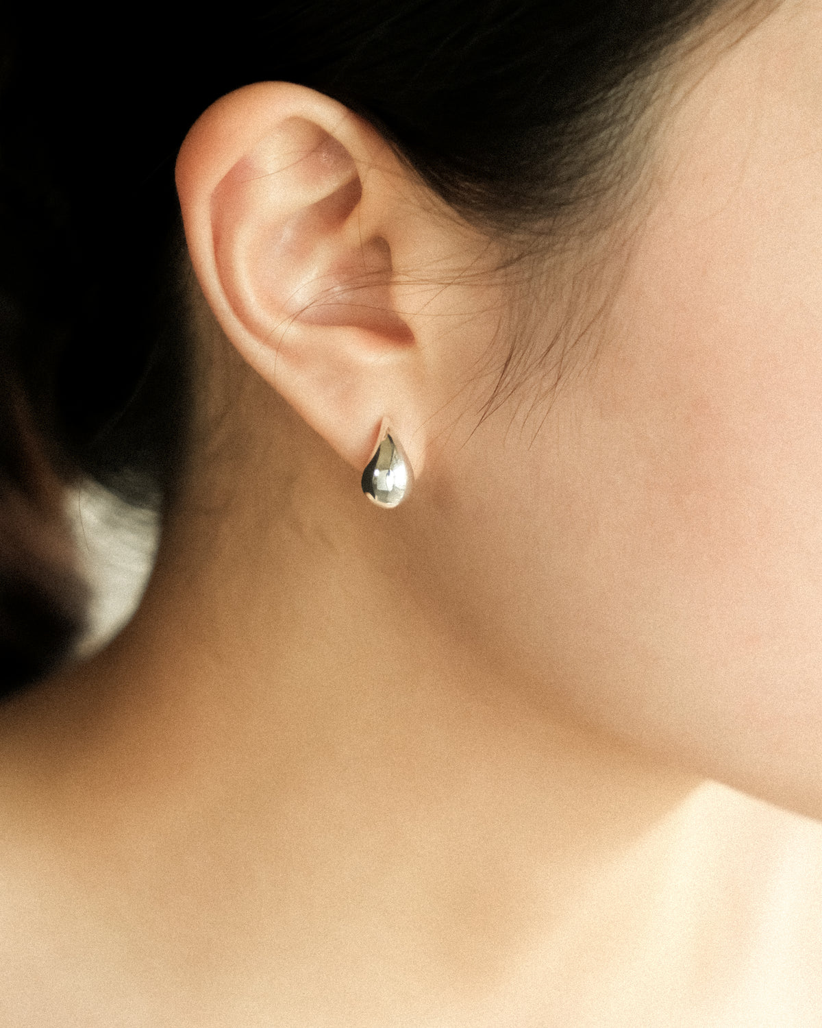 Hedira Sculptural Egg Drop Earrings