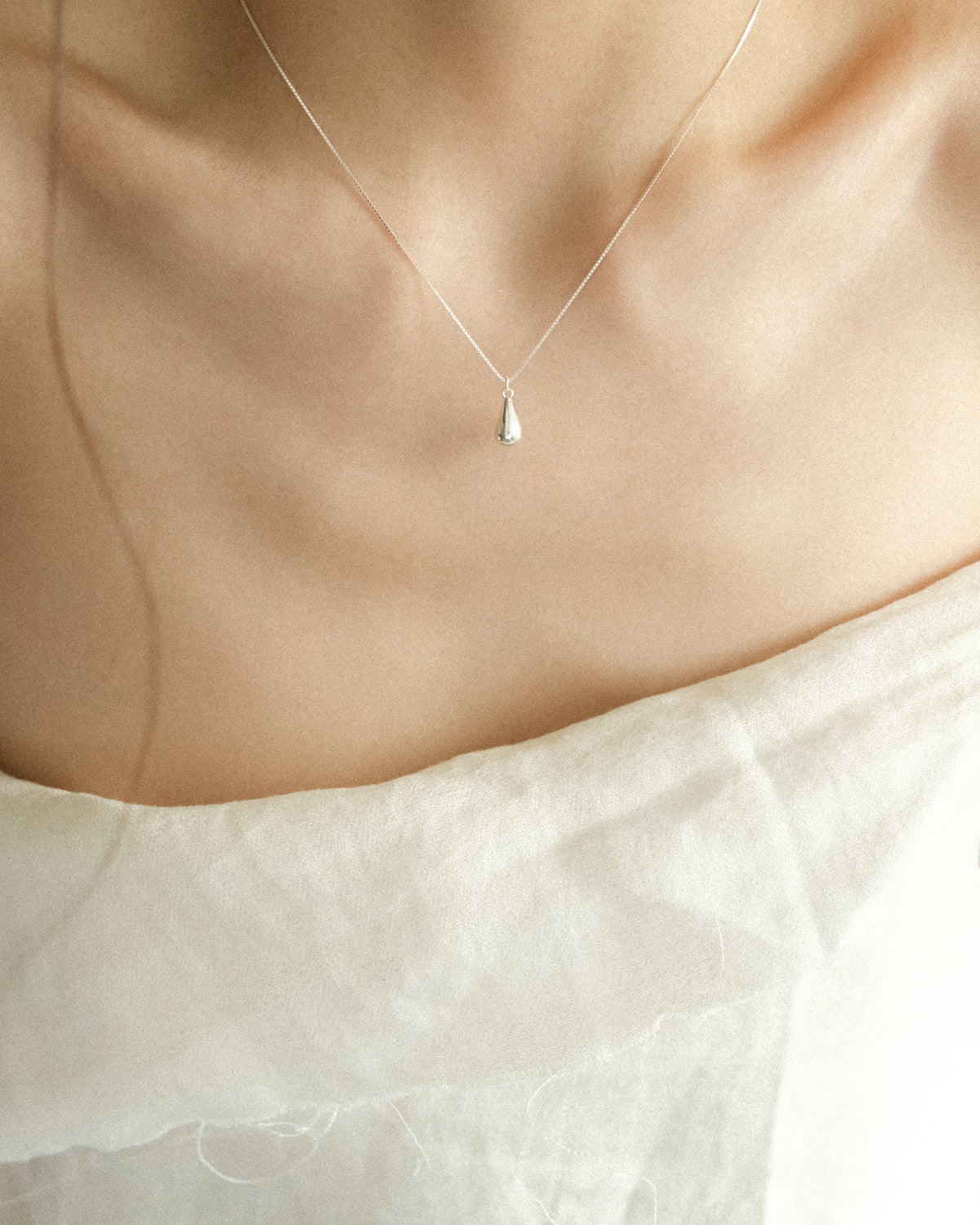 Helga Egg Drop Pendant Necklace