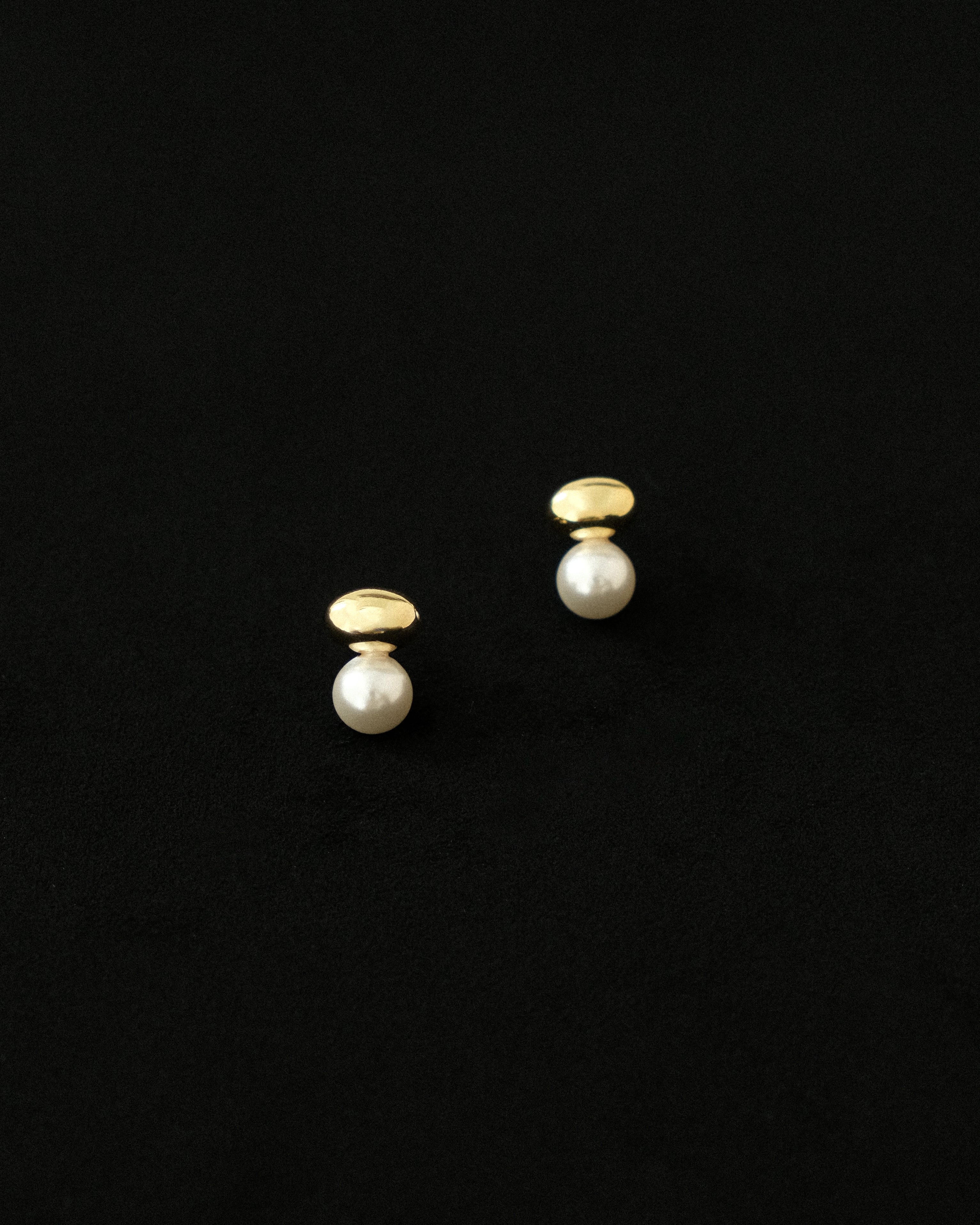 Bold Toia Pearl Stud Earrings