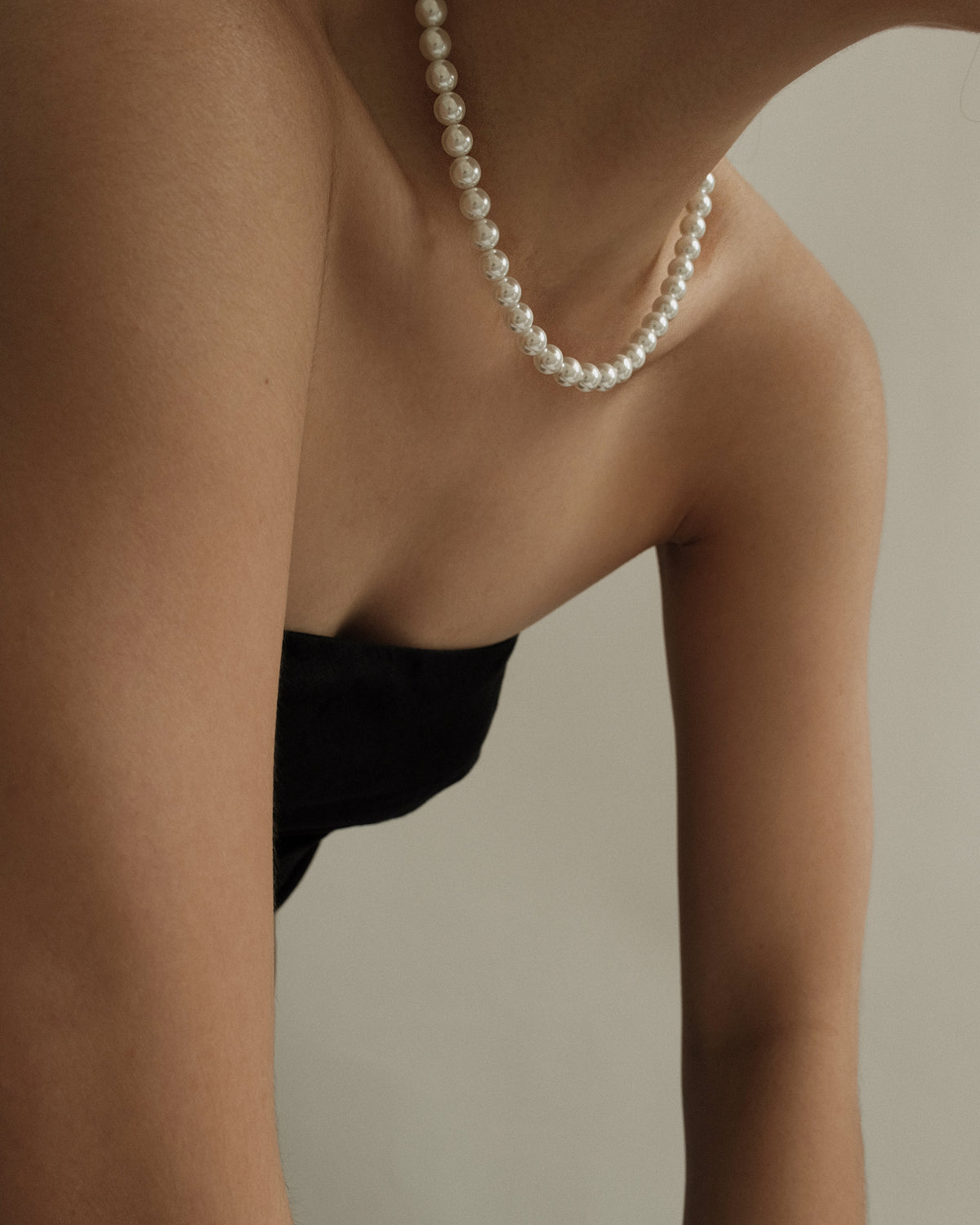 Myra Crystal Pearl Necklace
