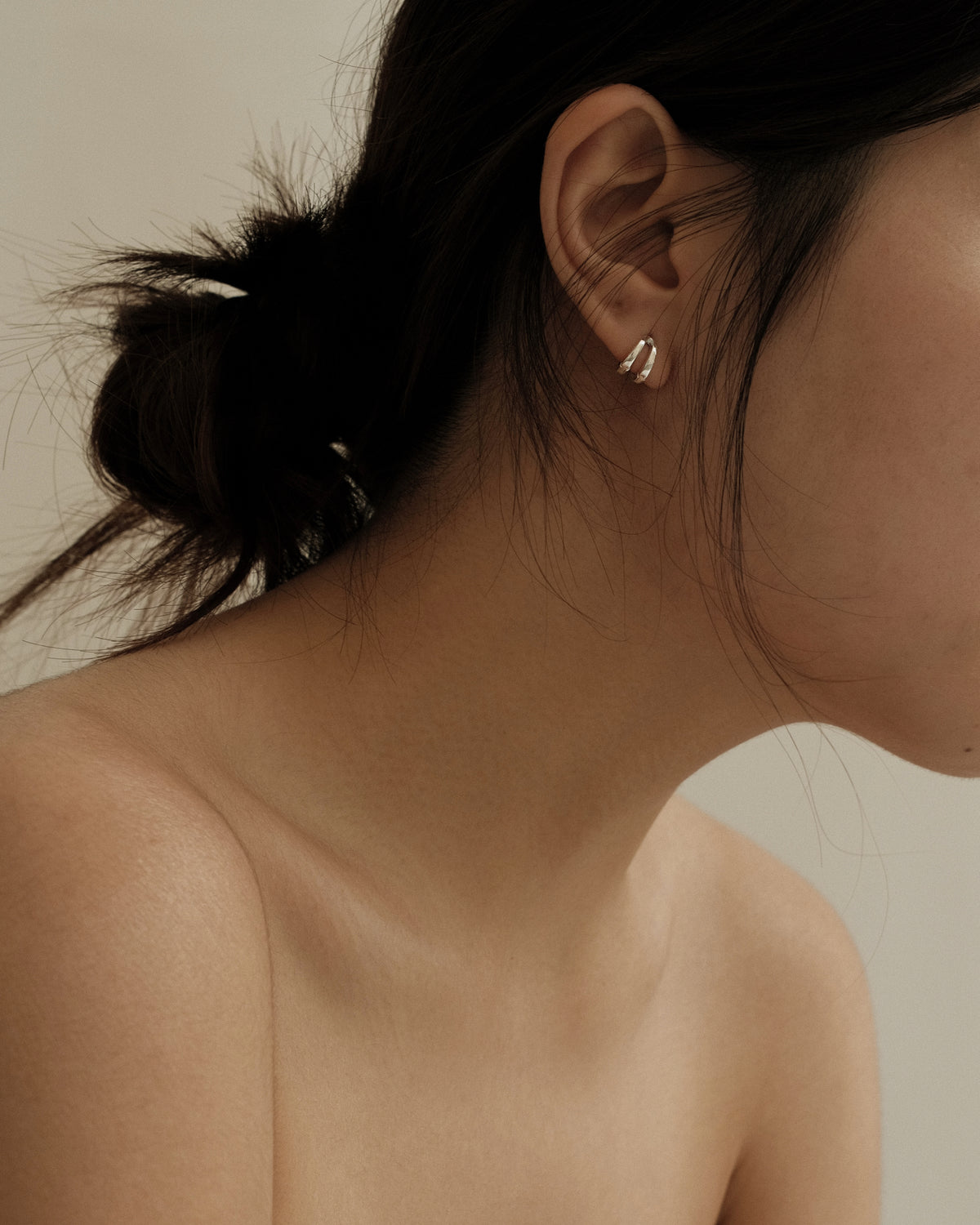 Ciel Mini Hoop Huggie Earrings