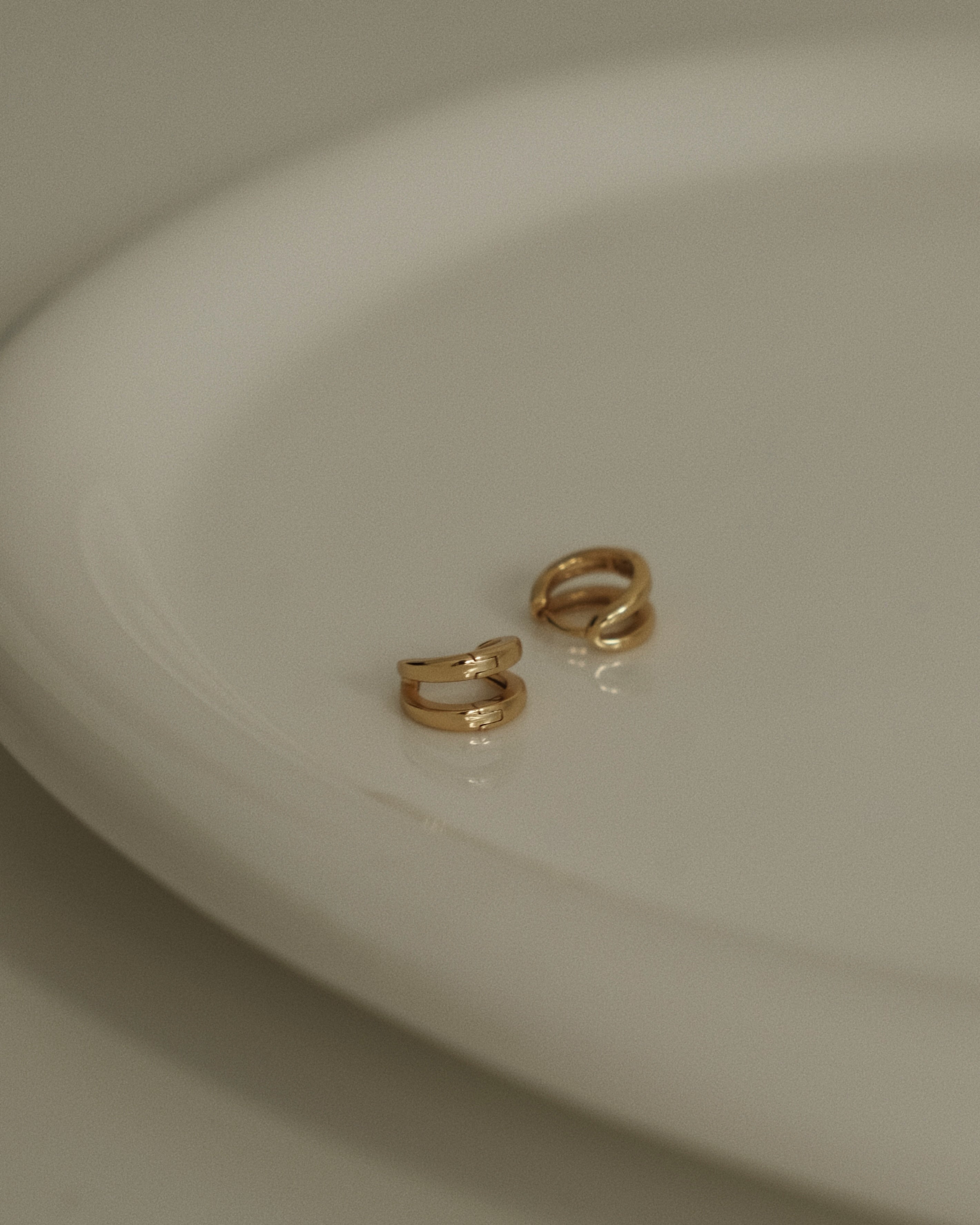 Ciel Mini Hoop Huggie Earrings