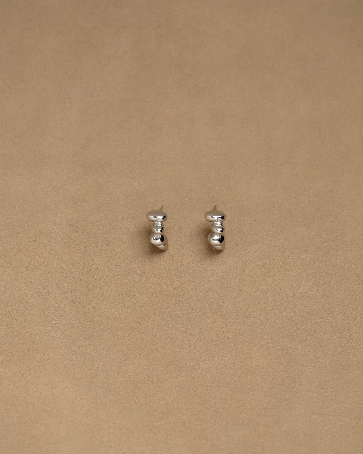 Ebur Irregular Hoop Stud Earrings