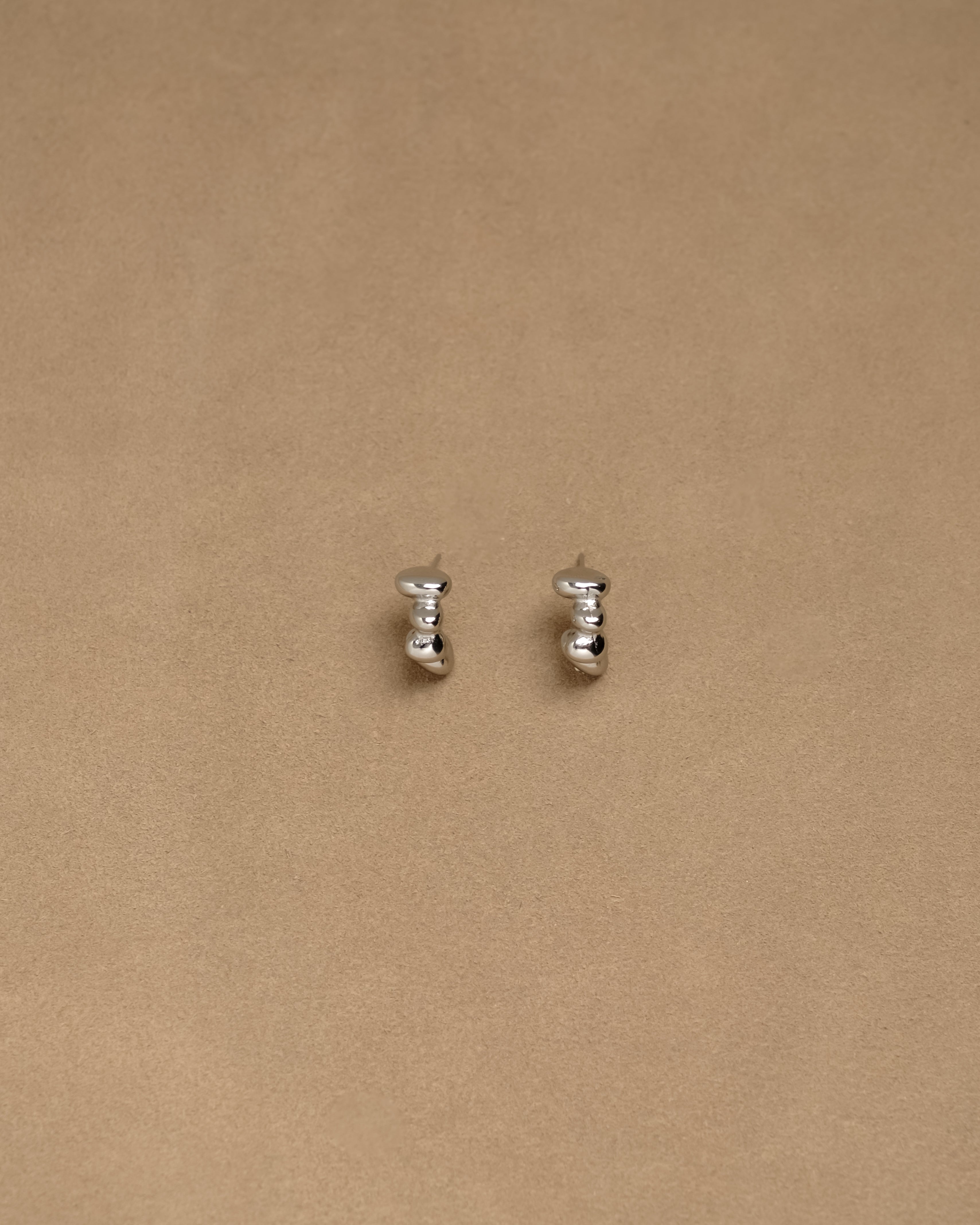 Ebur Irregular Hoop Stud Earrings
