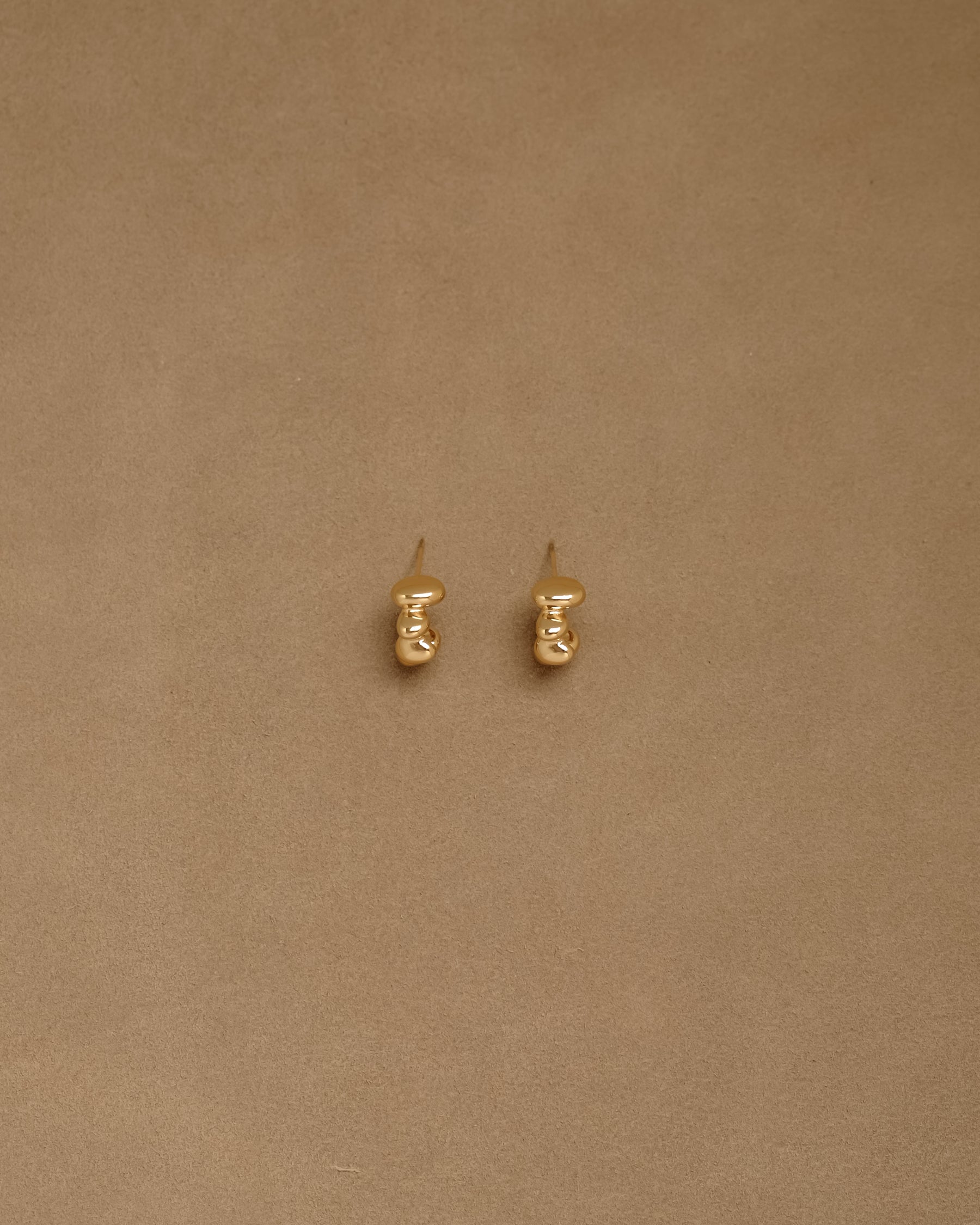 Ebur Irregular Hoop Stud Earrings