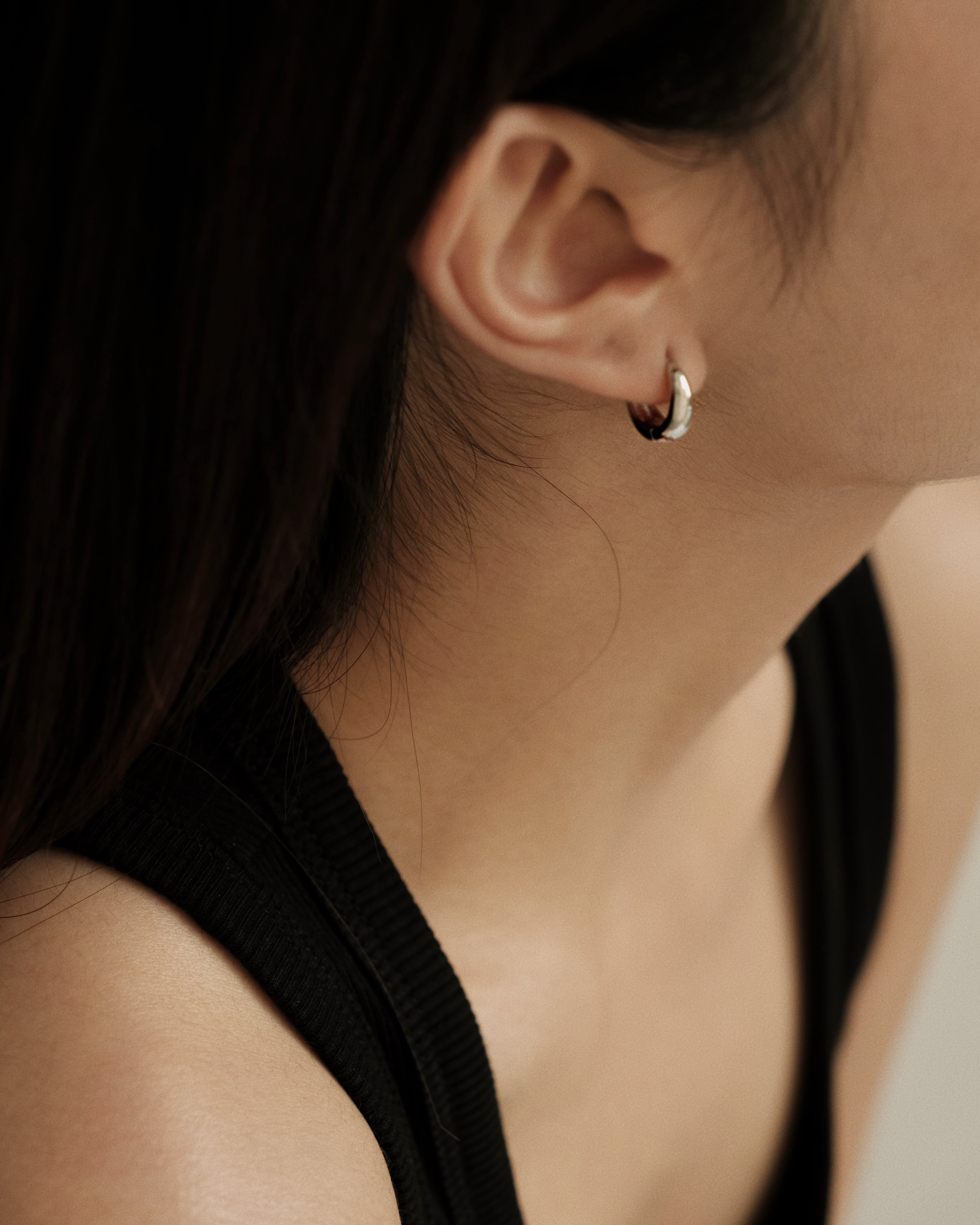 Lacie Mini Dome Hoop Earrings