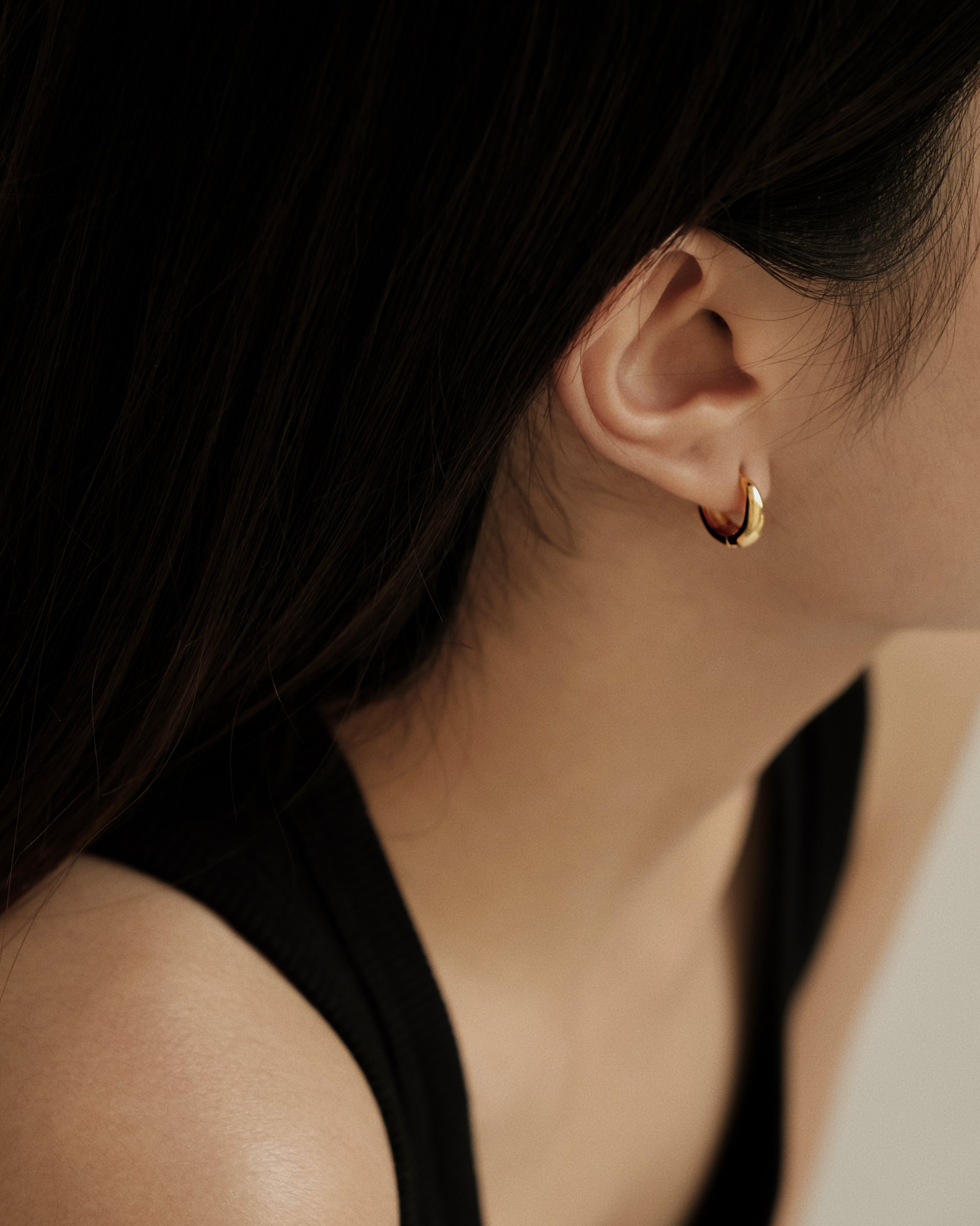 Lacie Mini Dome Hoop Earrings