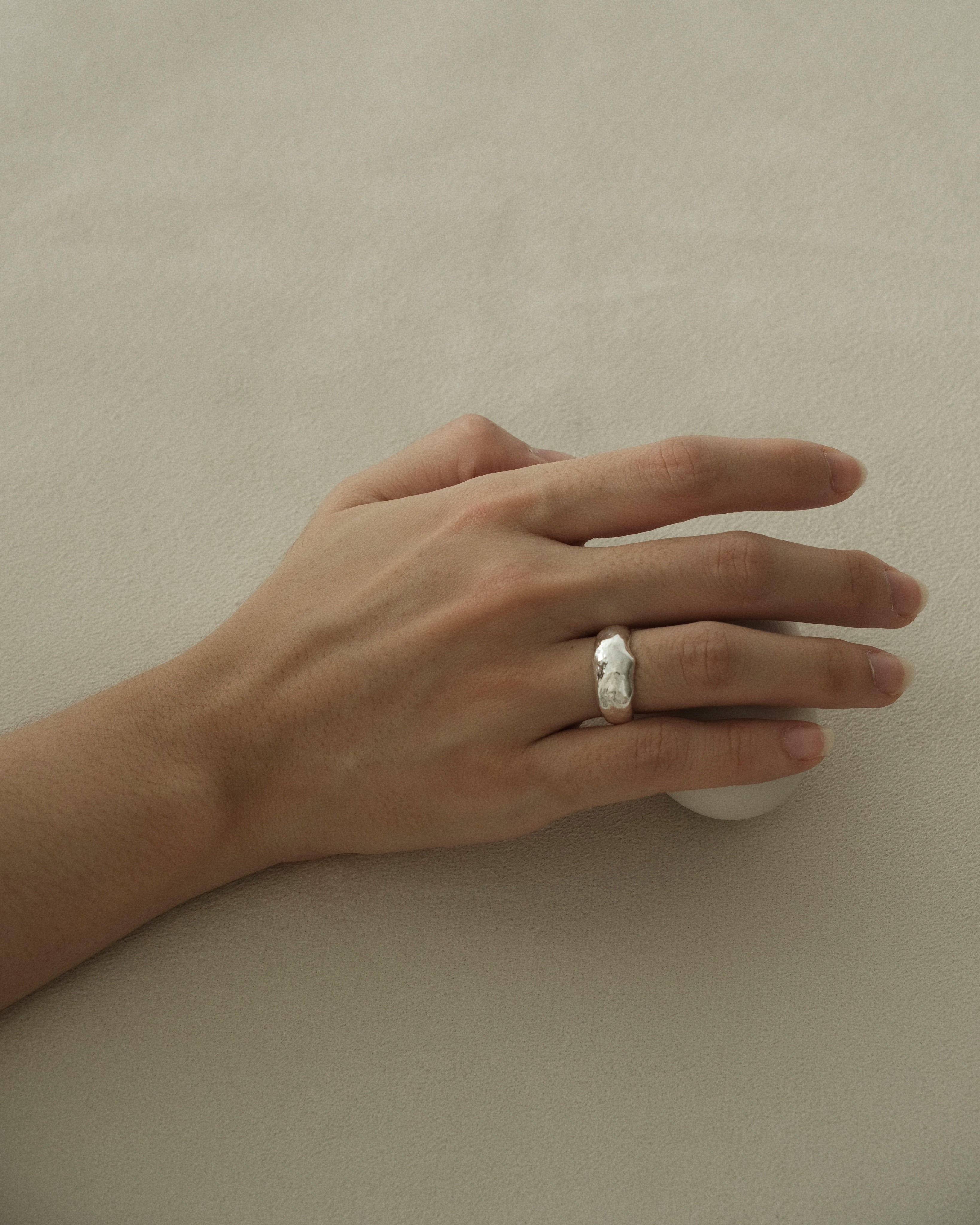 Adepa Hammered Dome Ring