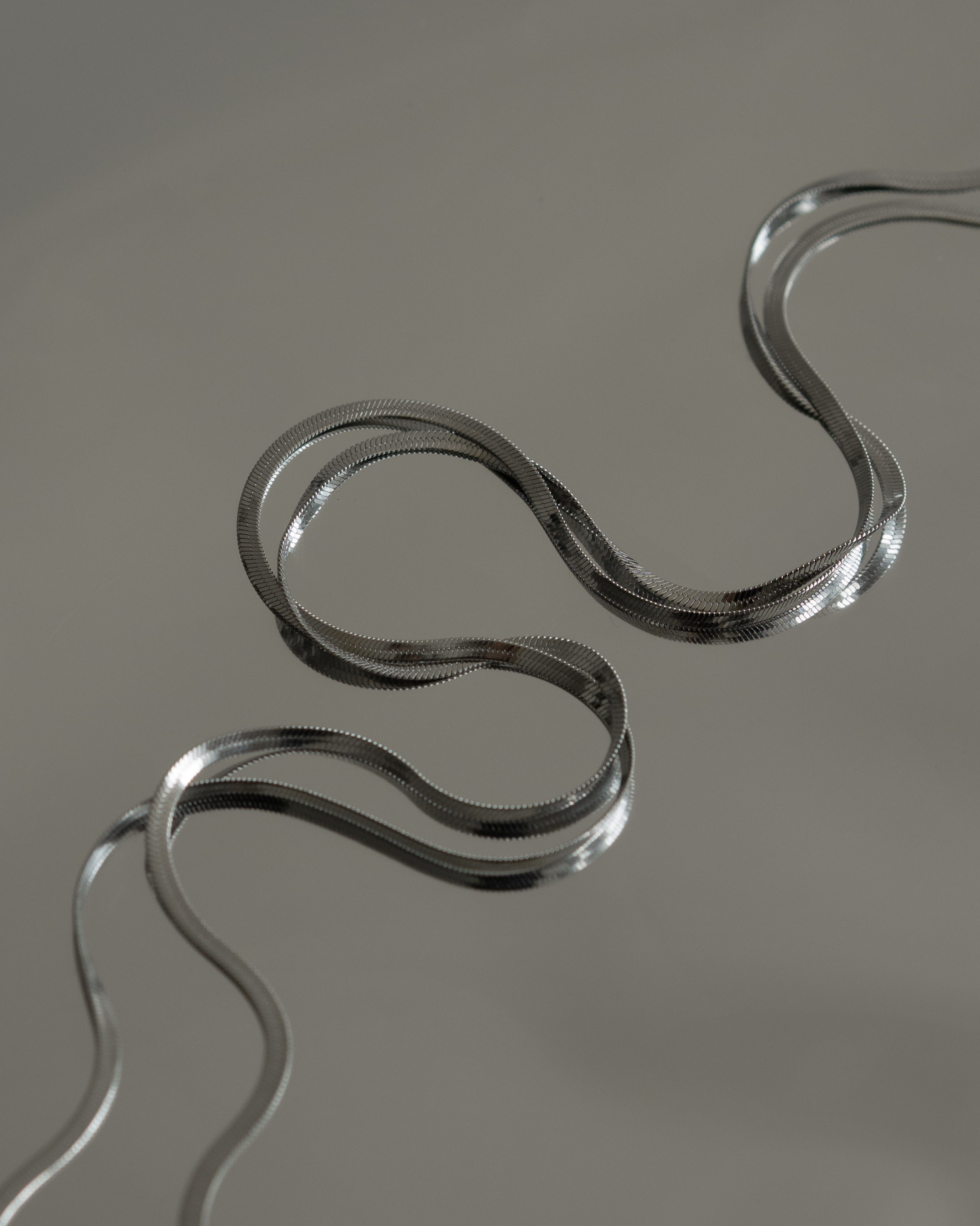 Mini Louella Layered Herringbone Chain Choker