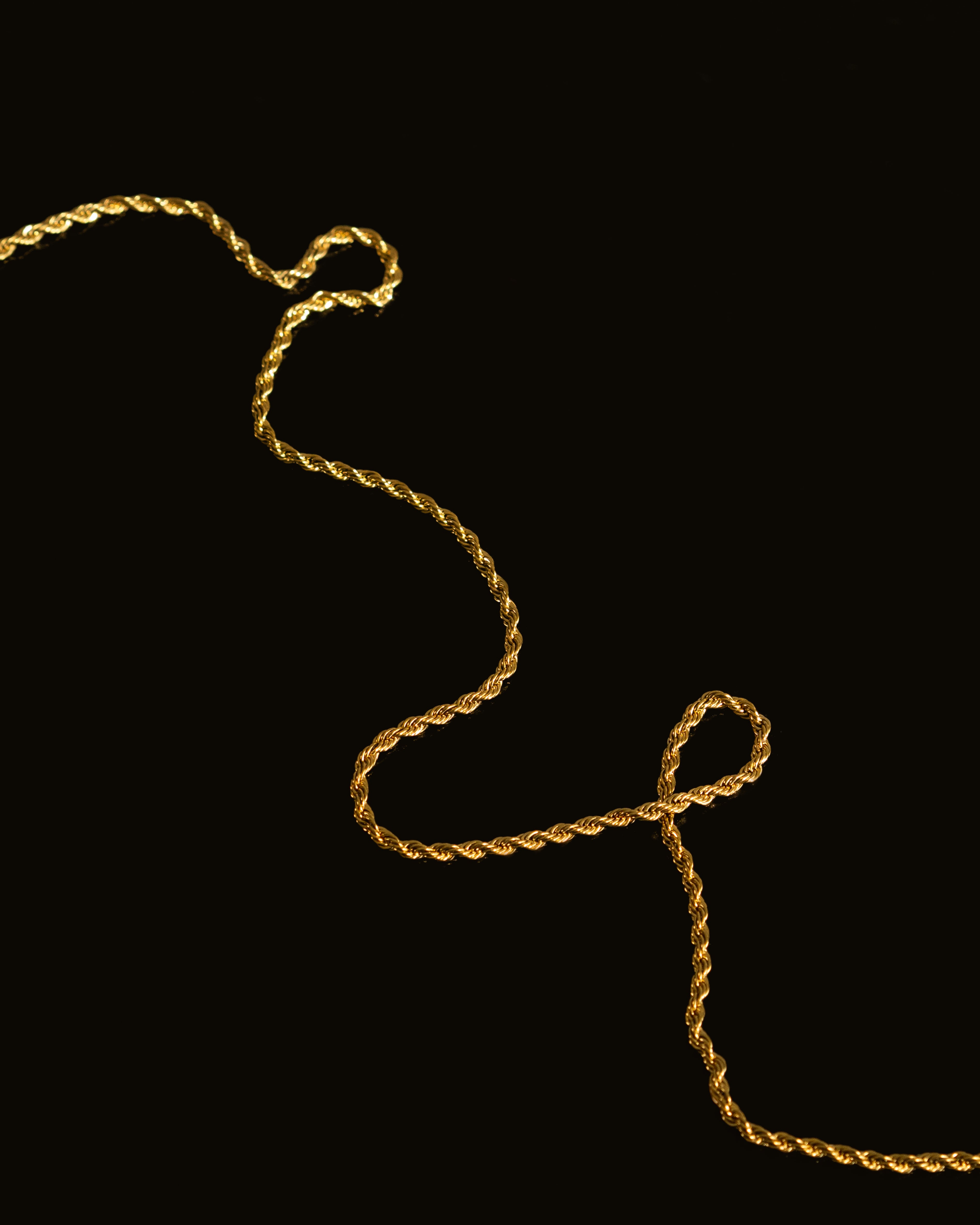 Petite Aziza Rope Chain Choker Necklace