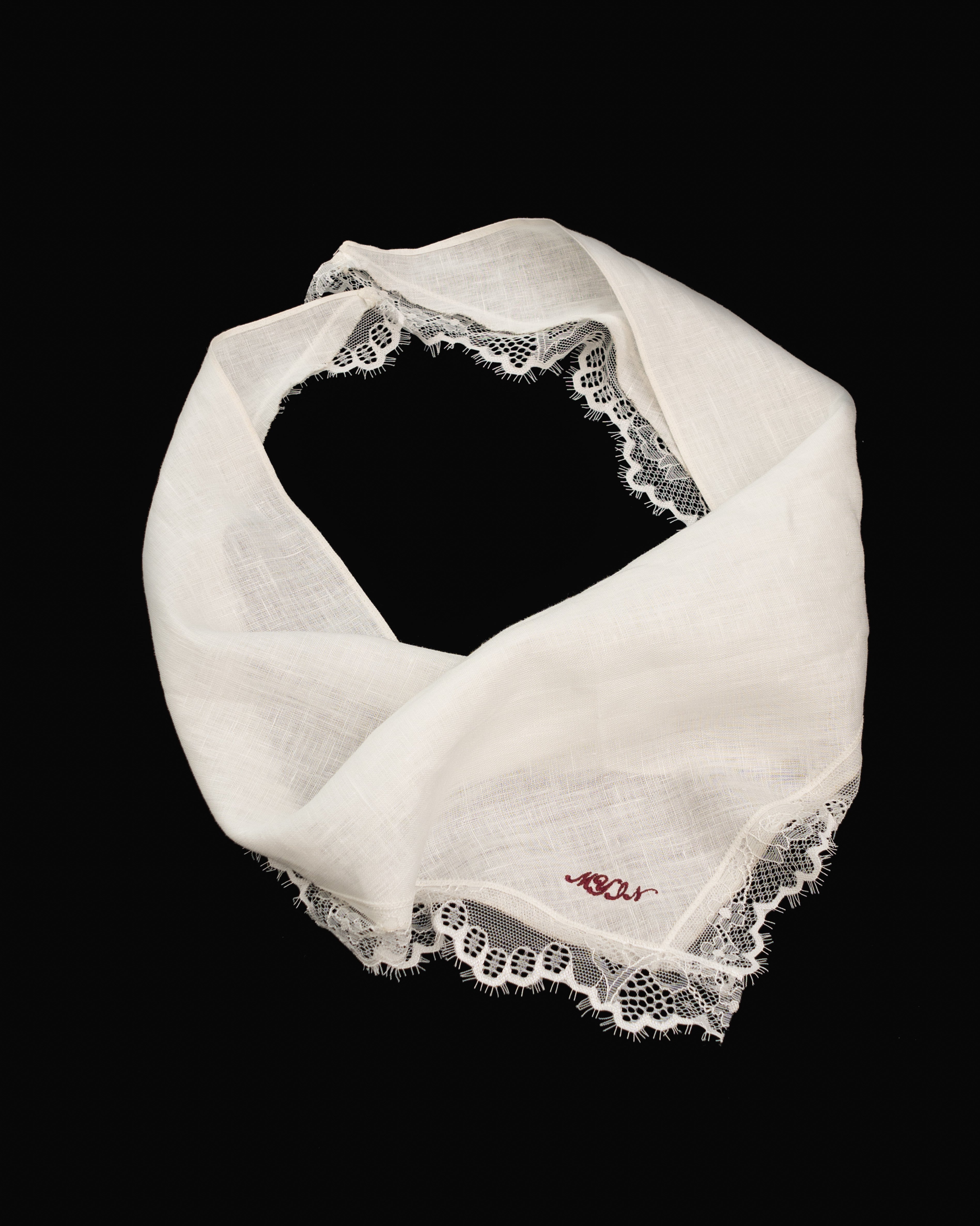 Lace Linen Scarf