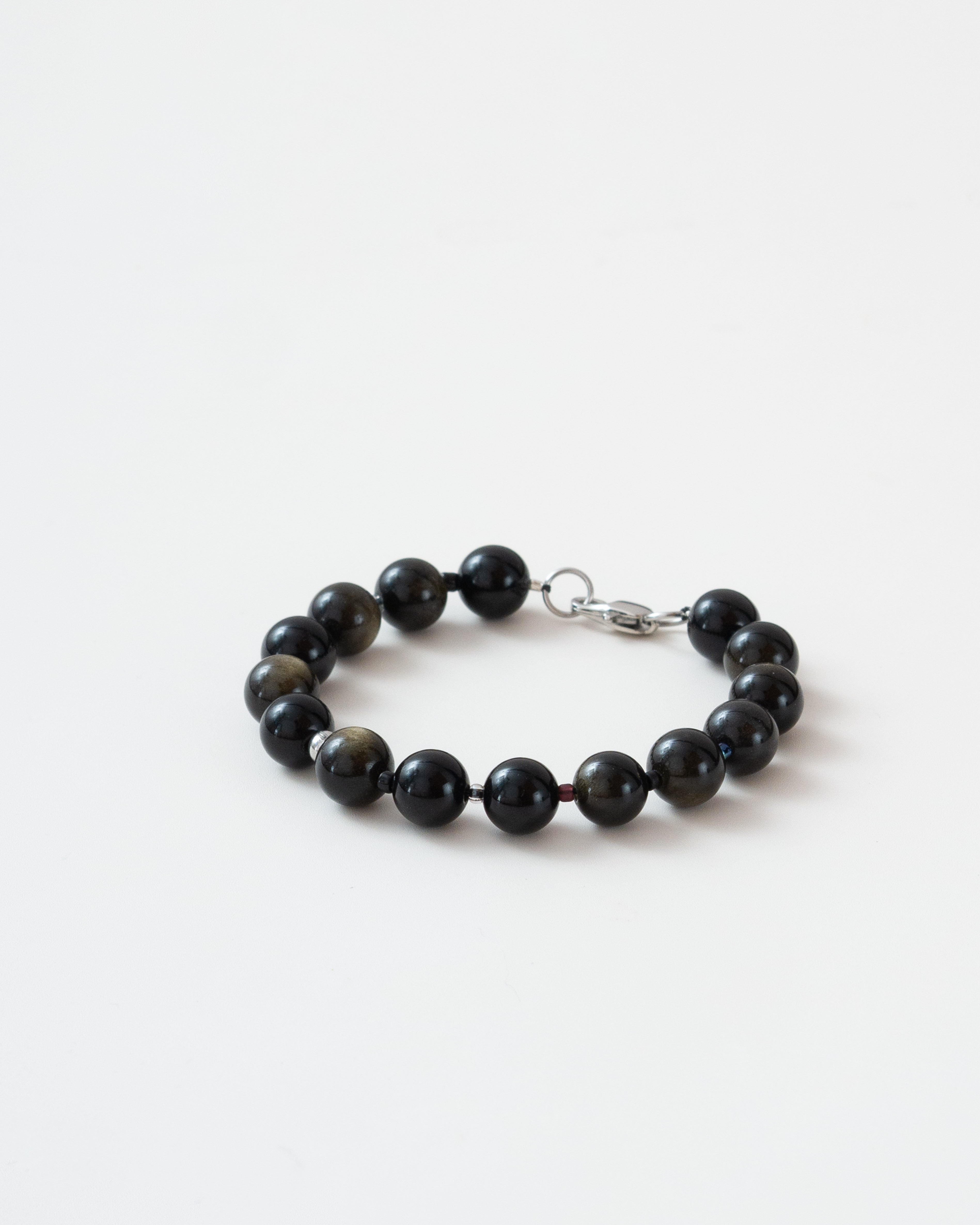 Vanta Grand Obsidian Beaded Bracelet