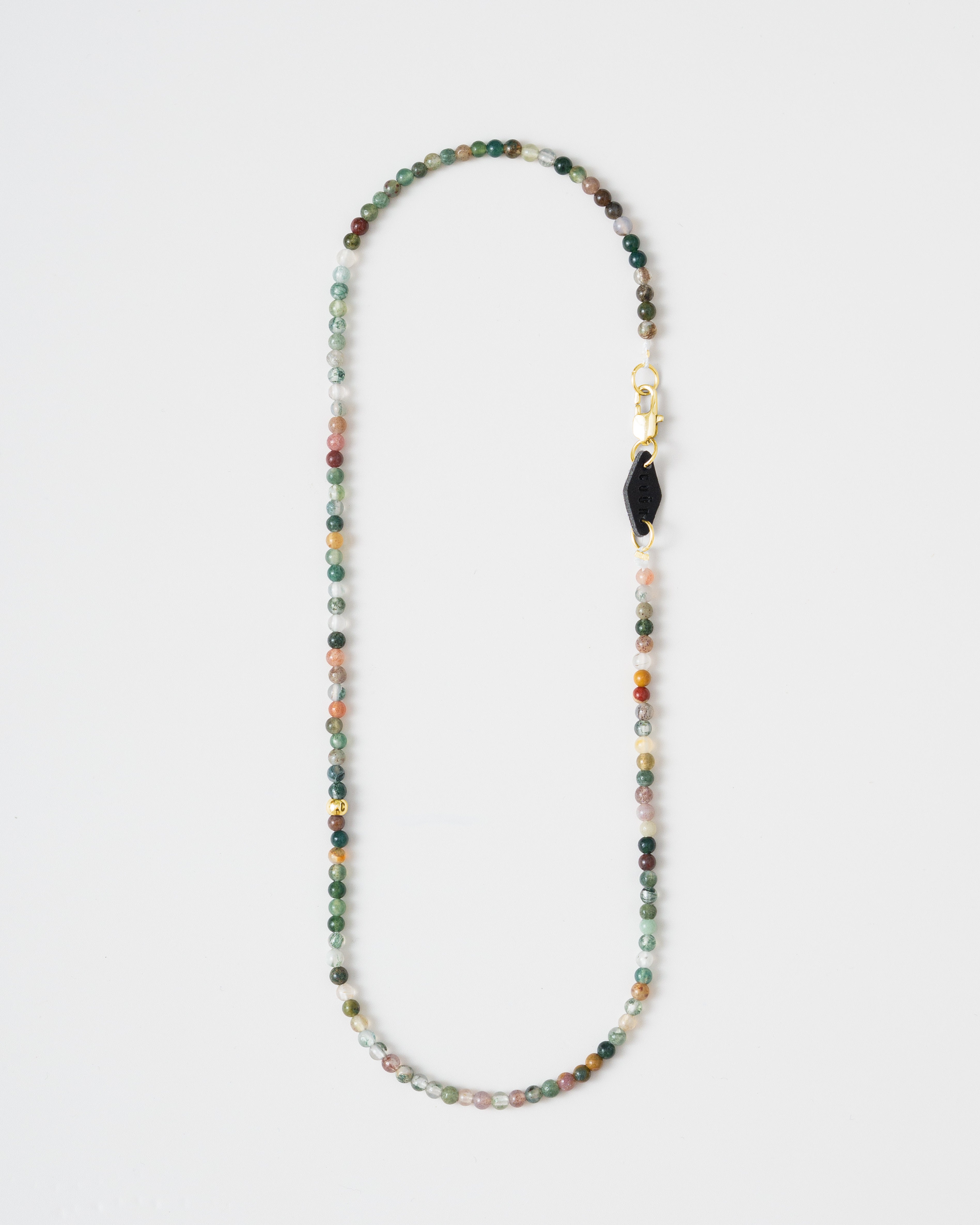 Hona Indian Agate Beaded Necklace