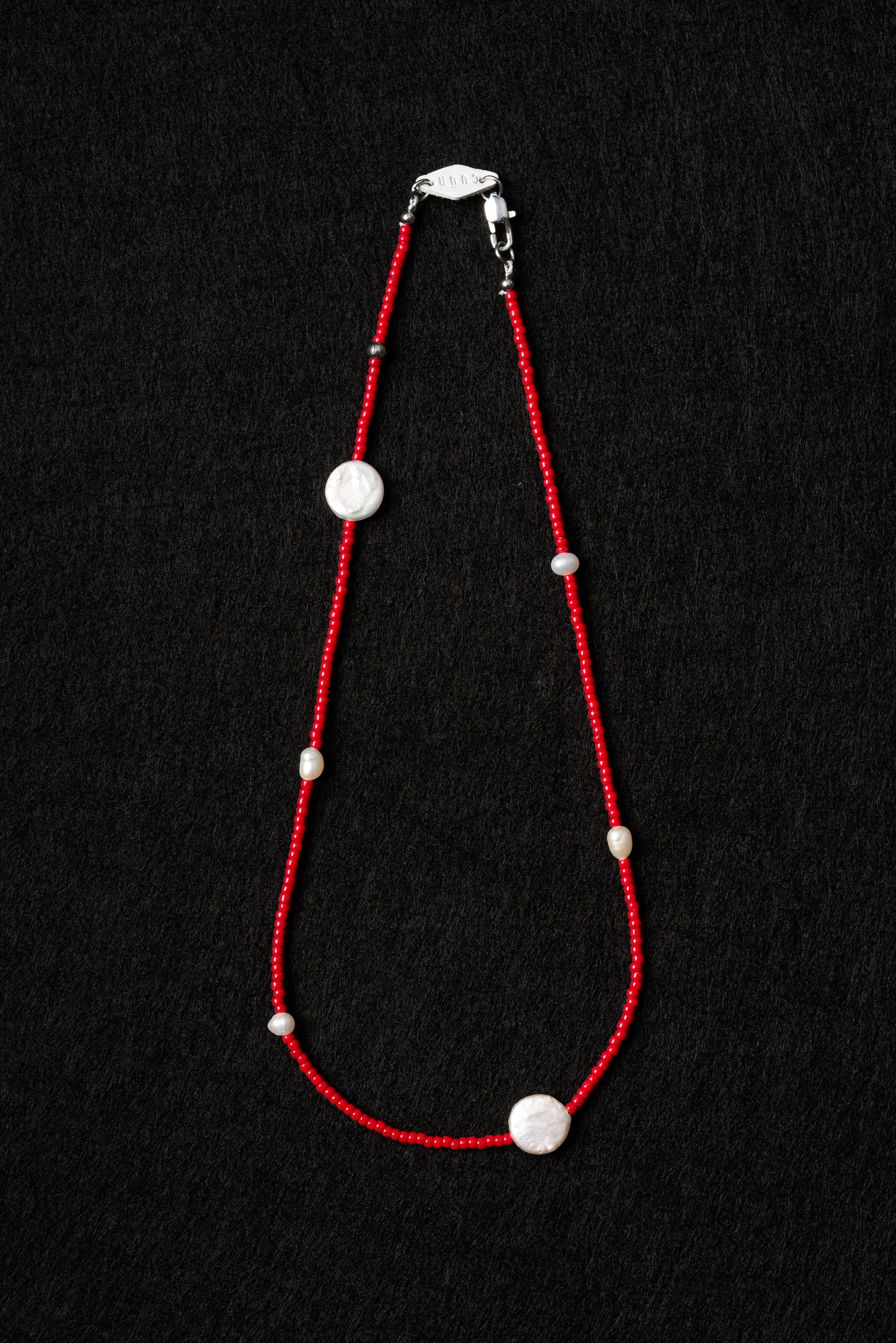 Sora Japanese Beaded Pearl Necklace