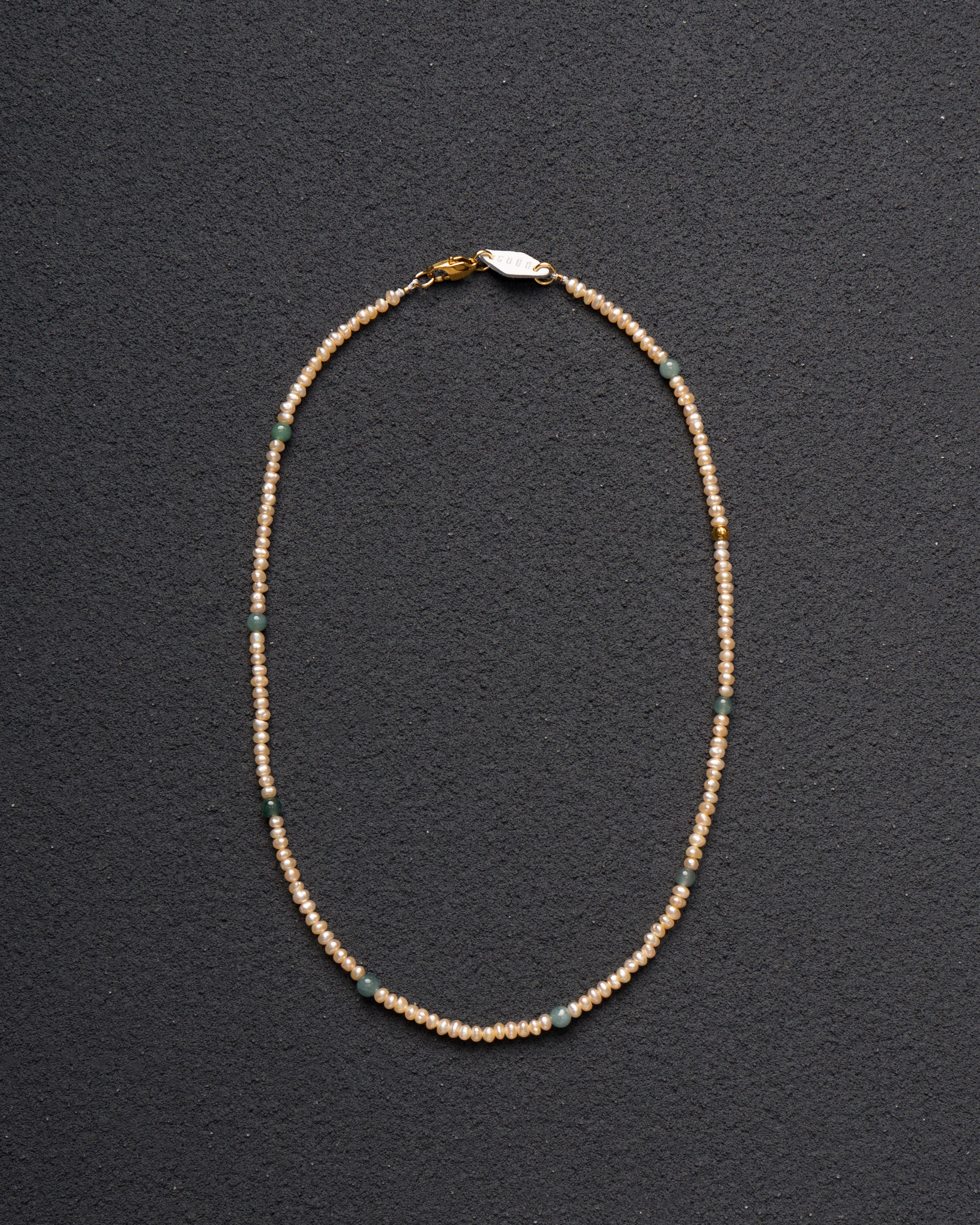 Yura Petite Jadeite Pearl Necklace