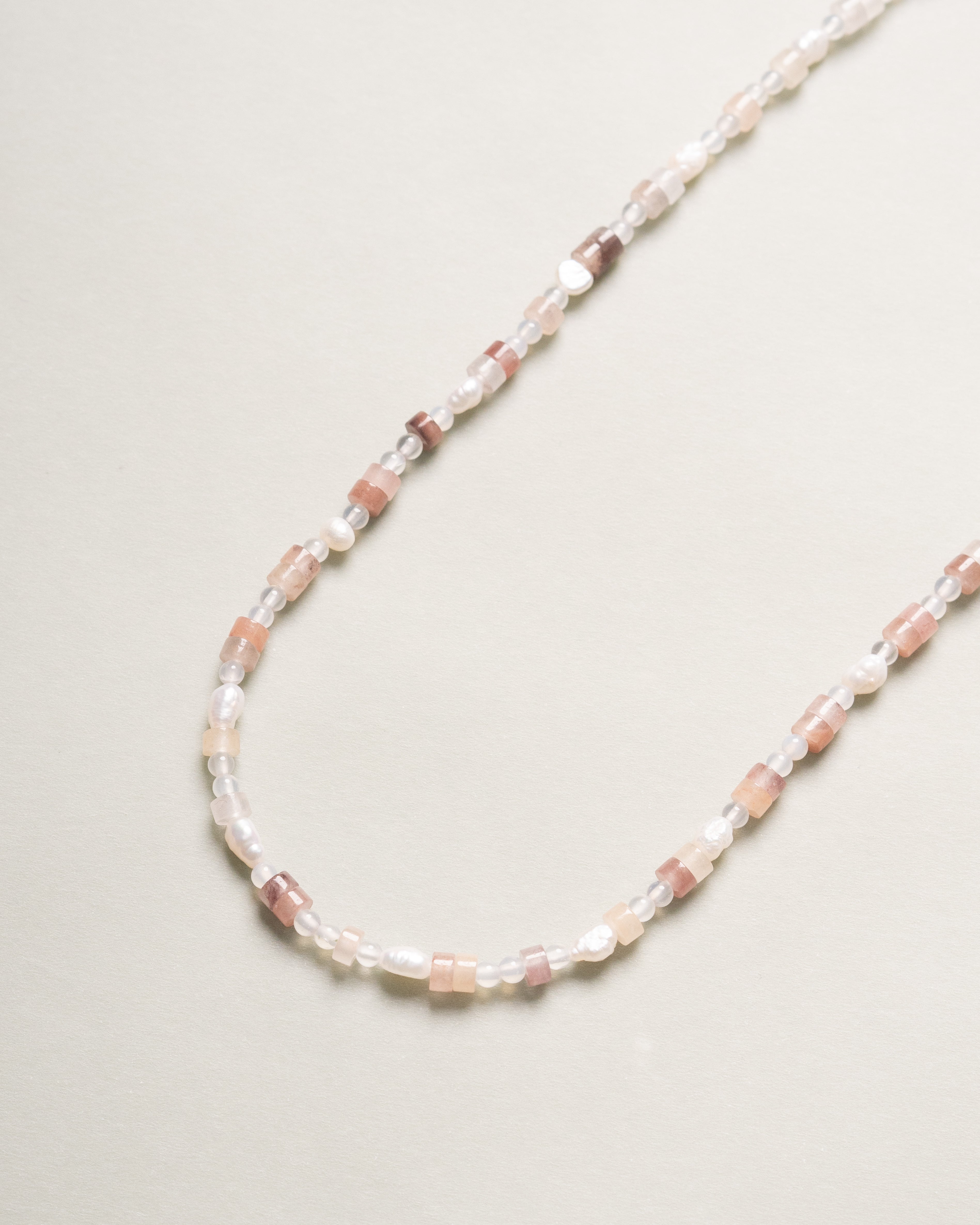 Aven Quartz Pearl Necklace