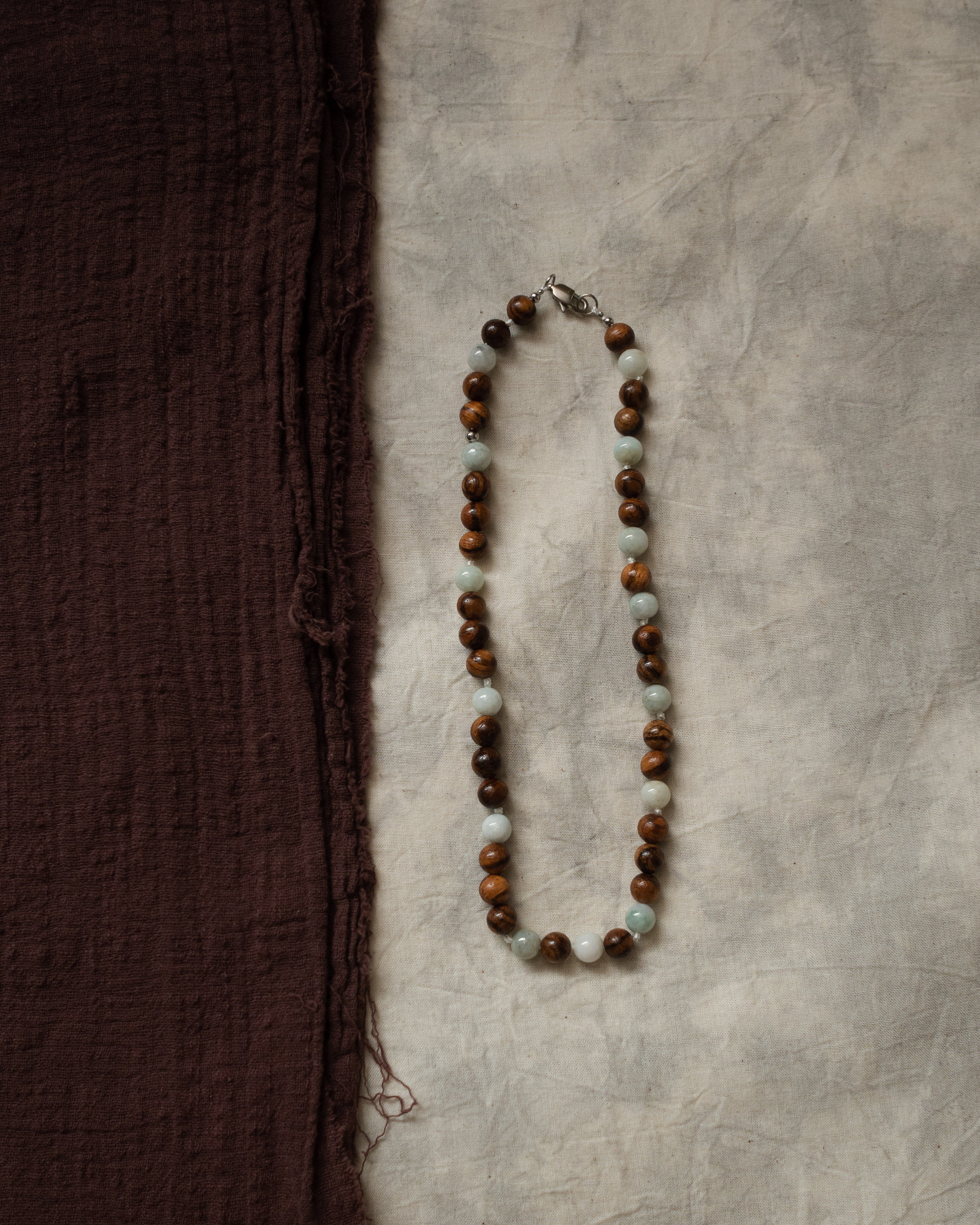Eira Jade Knotted Necklace