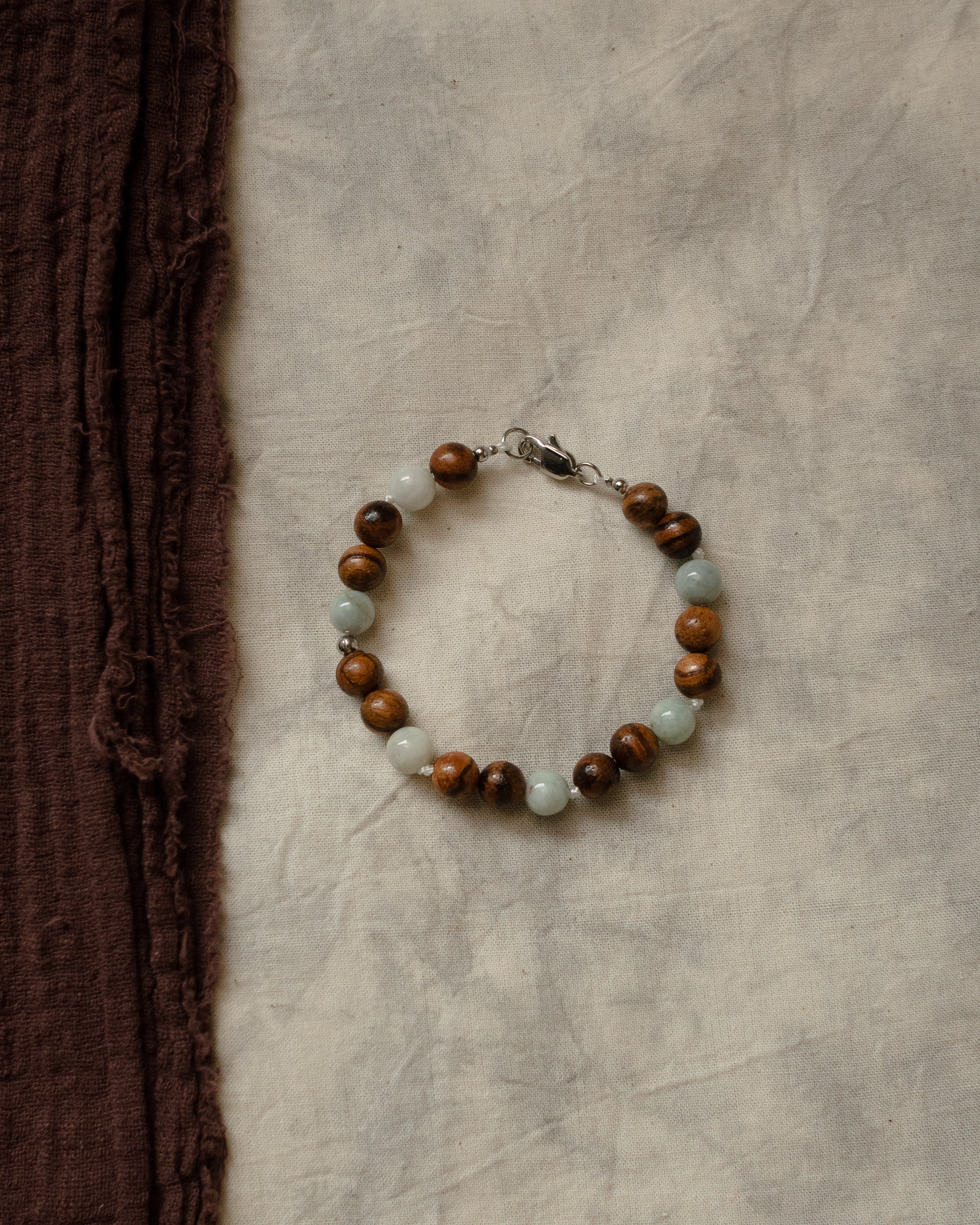 Eira Jade Knotted Bracelet