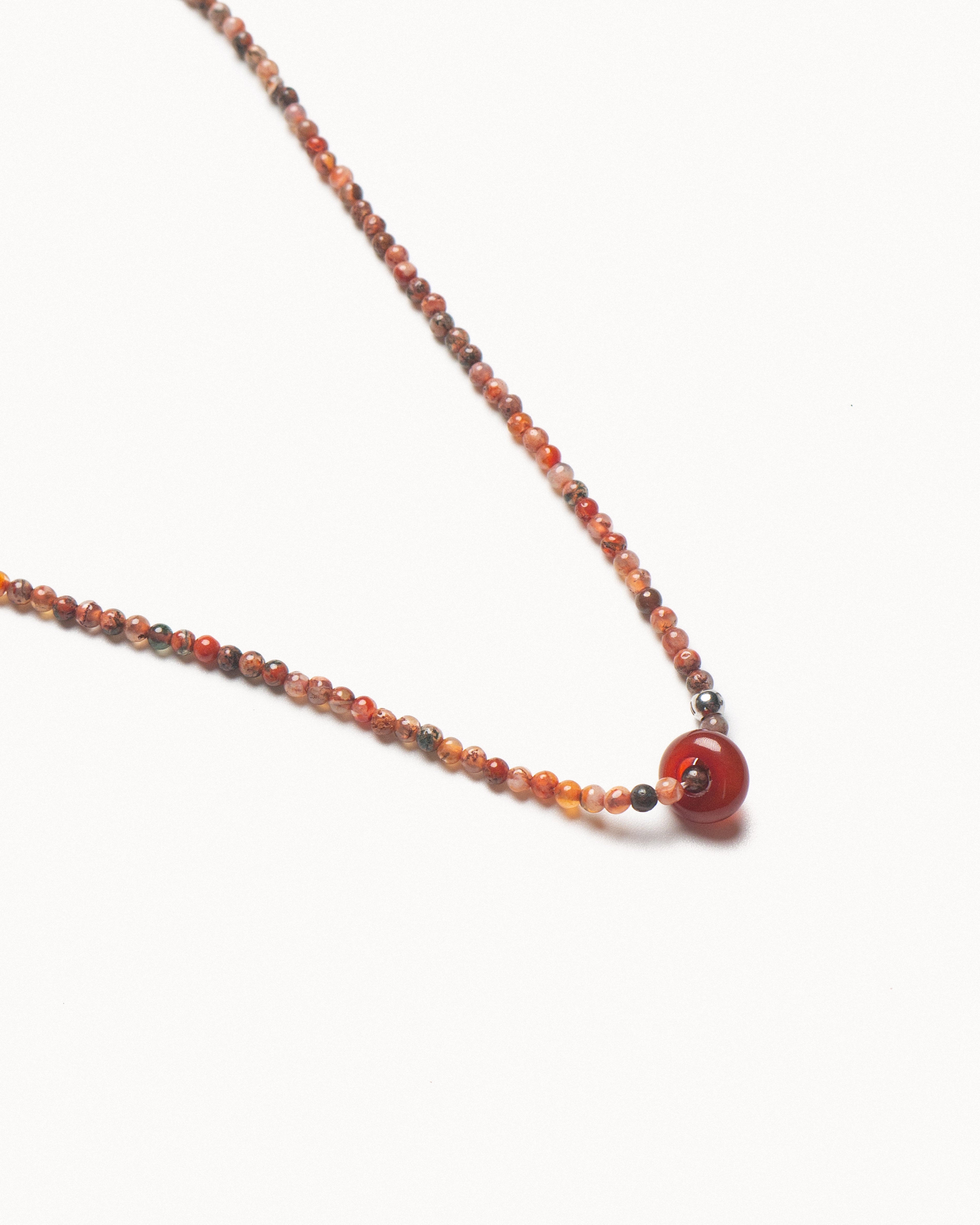 Sera Red Agate Necklace