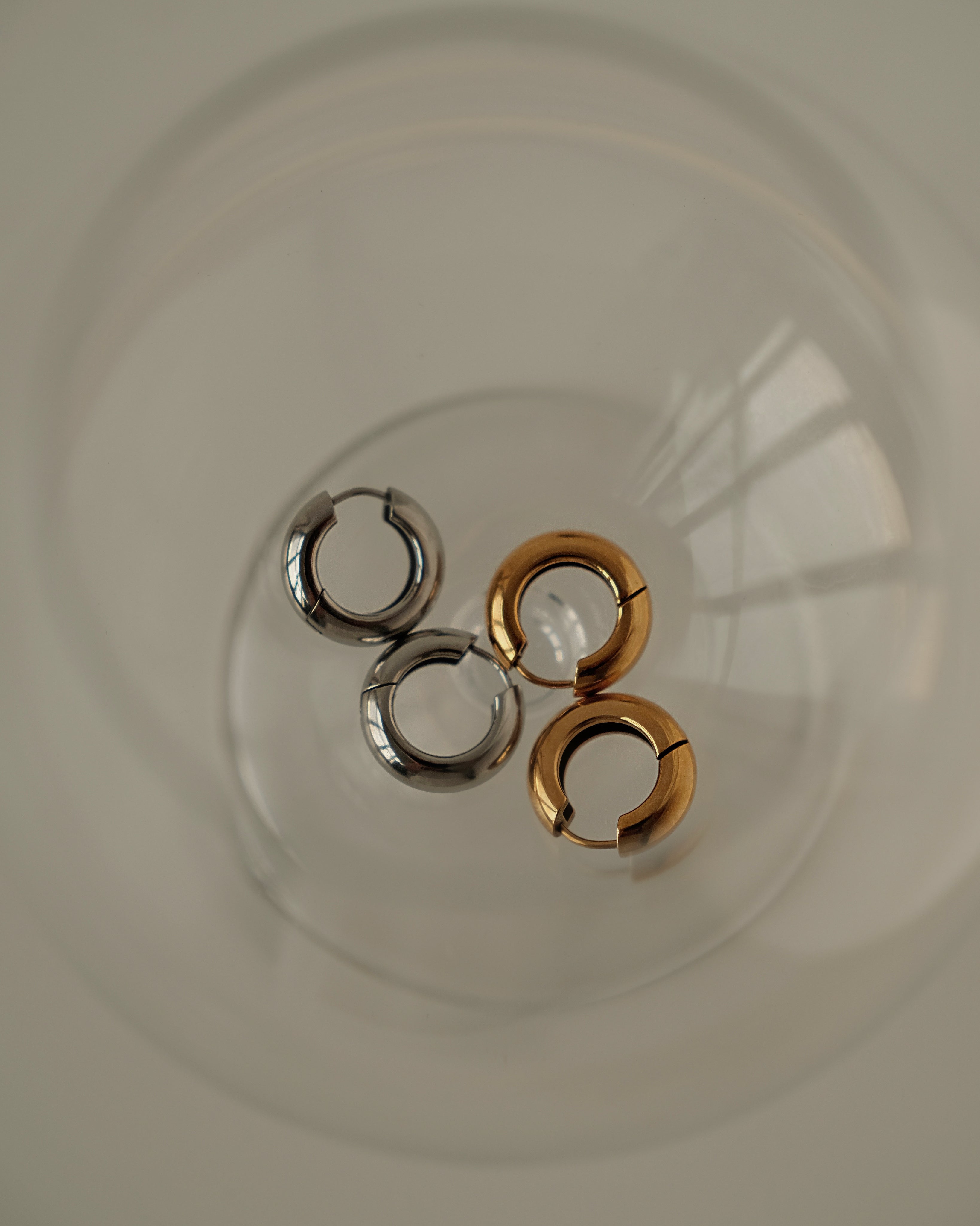 Bold Huggie Hoop Earrings