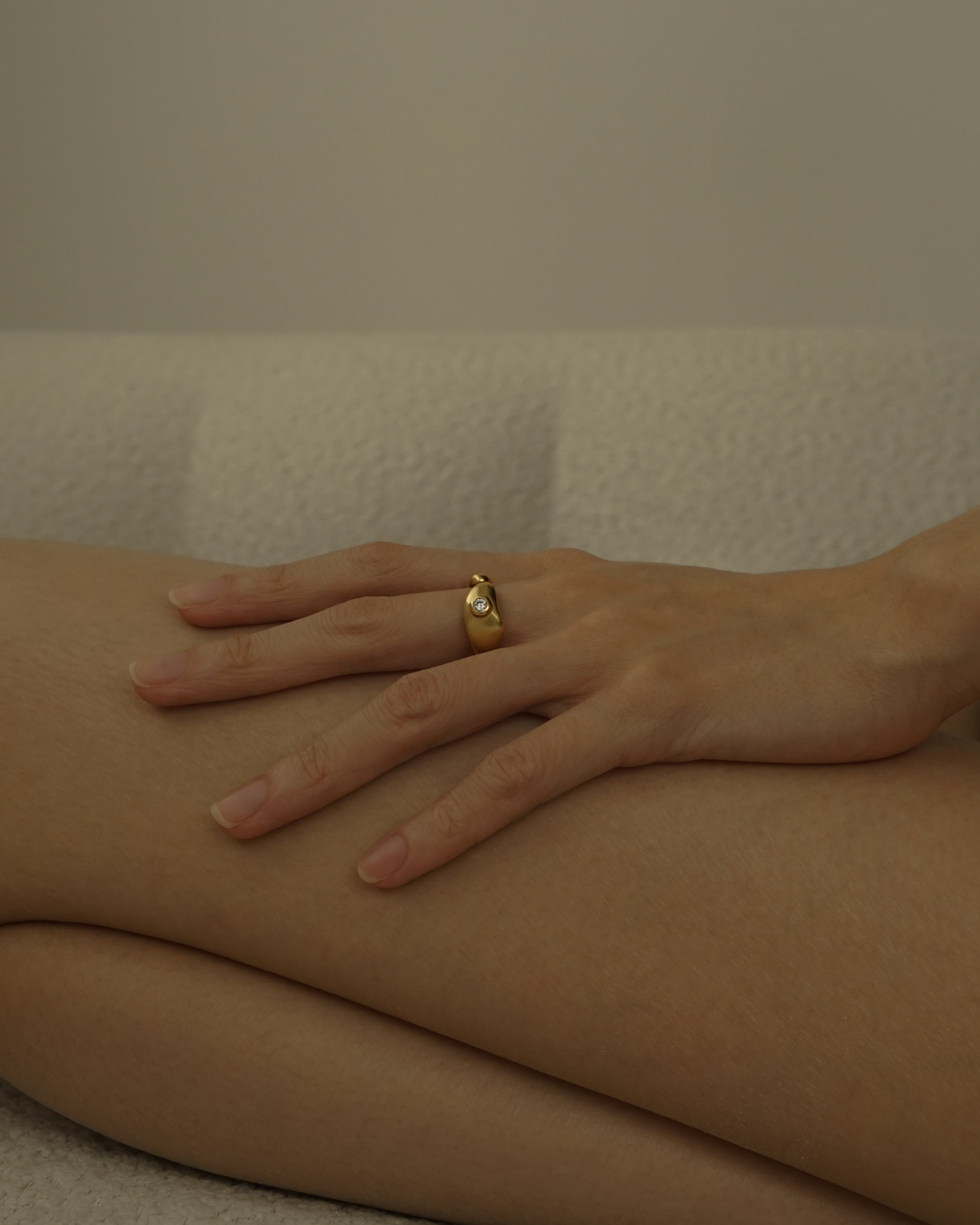 Eleni Diamond Open Ring