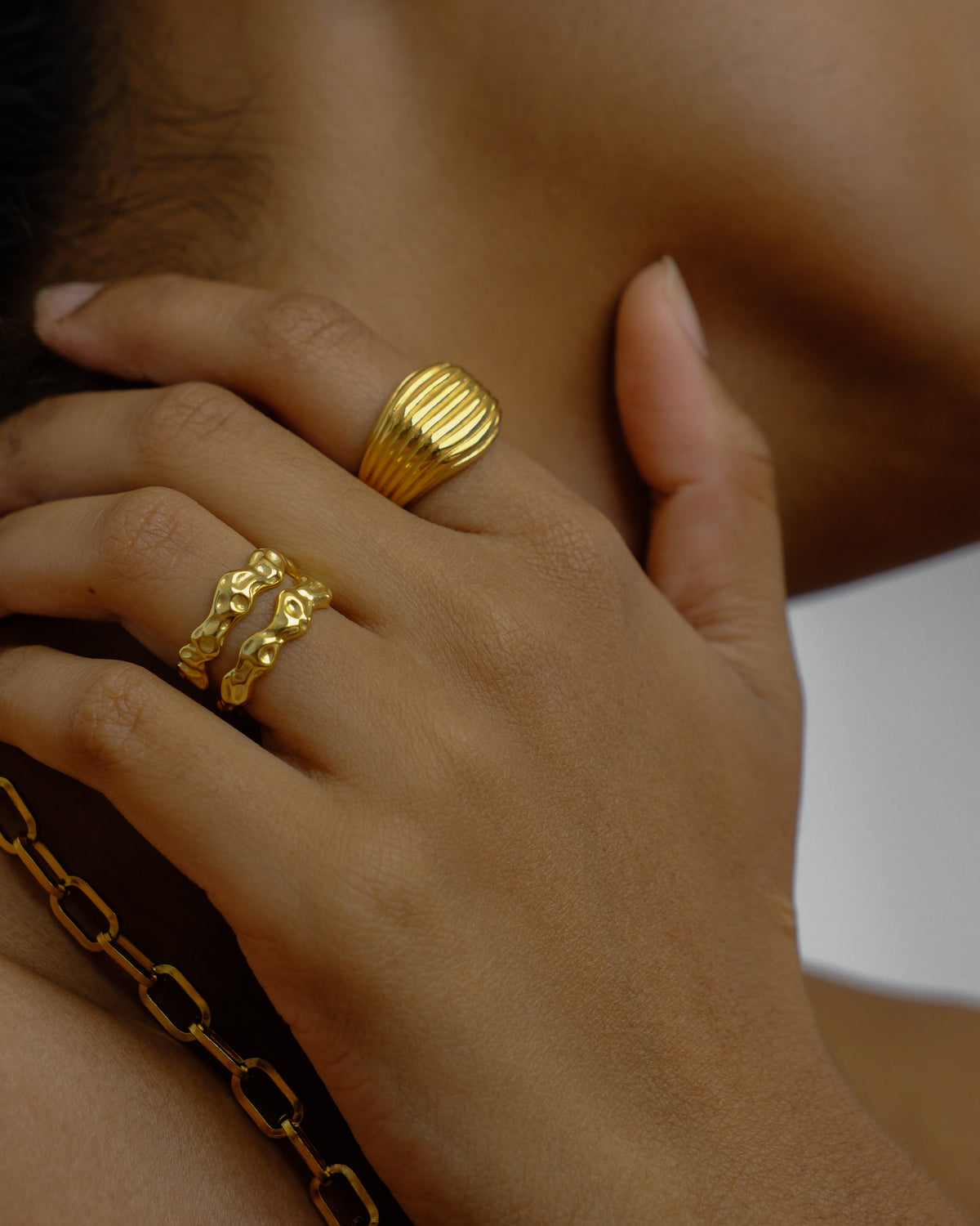 Koen Parallel Signet Ring