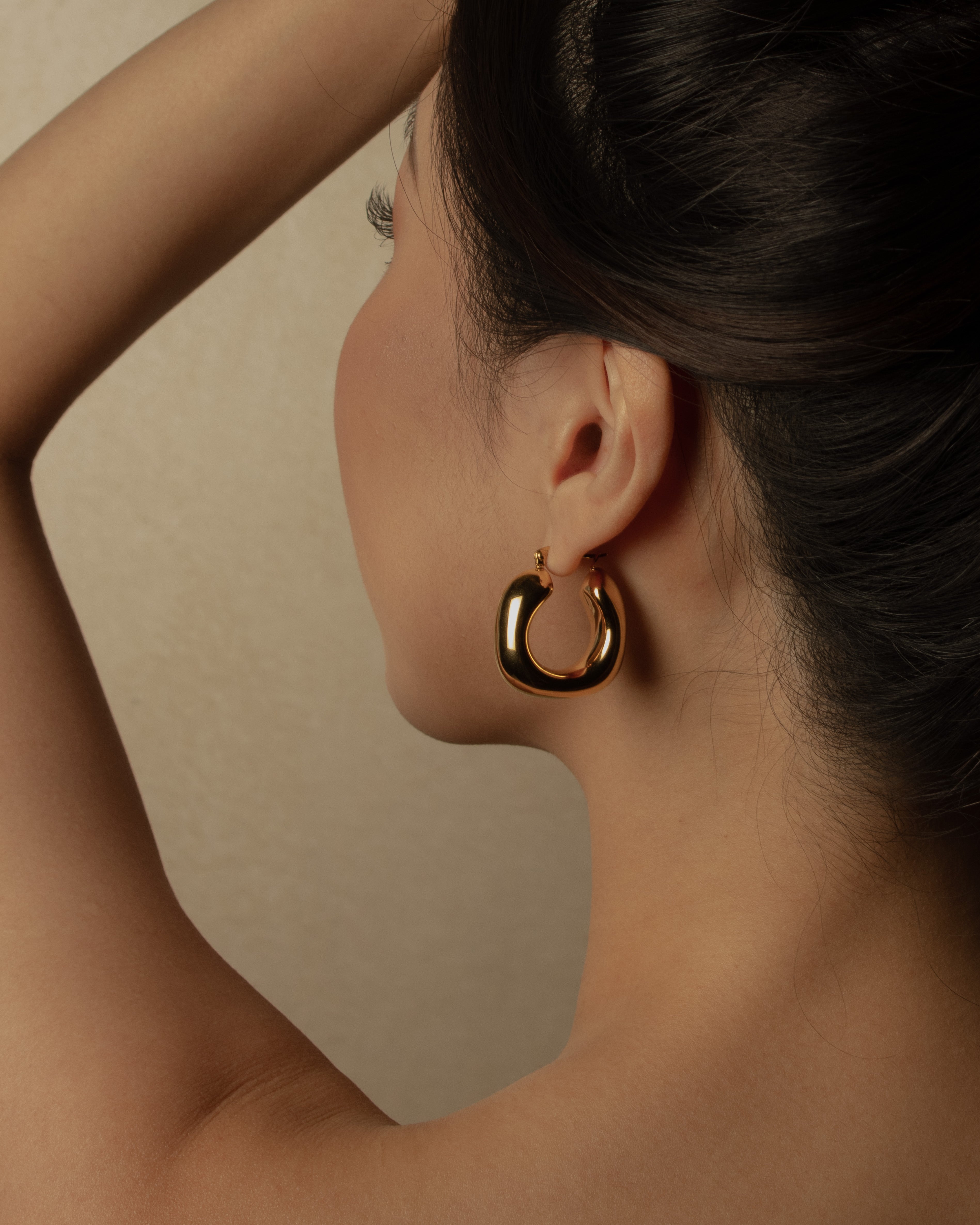 Cres Classic Bold Hoop Earrings
