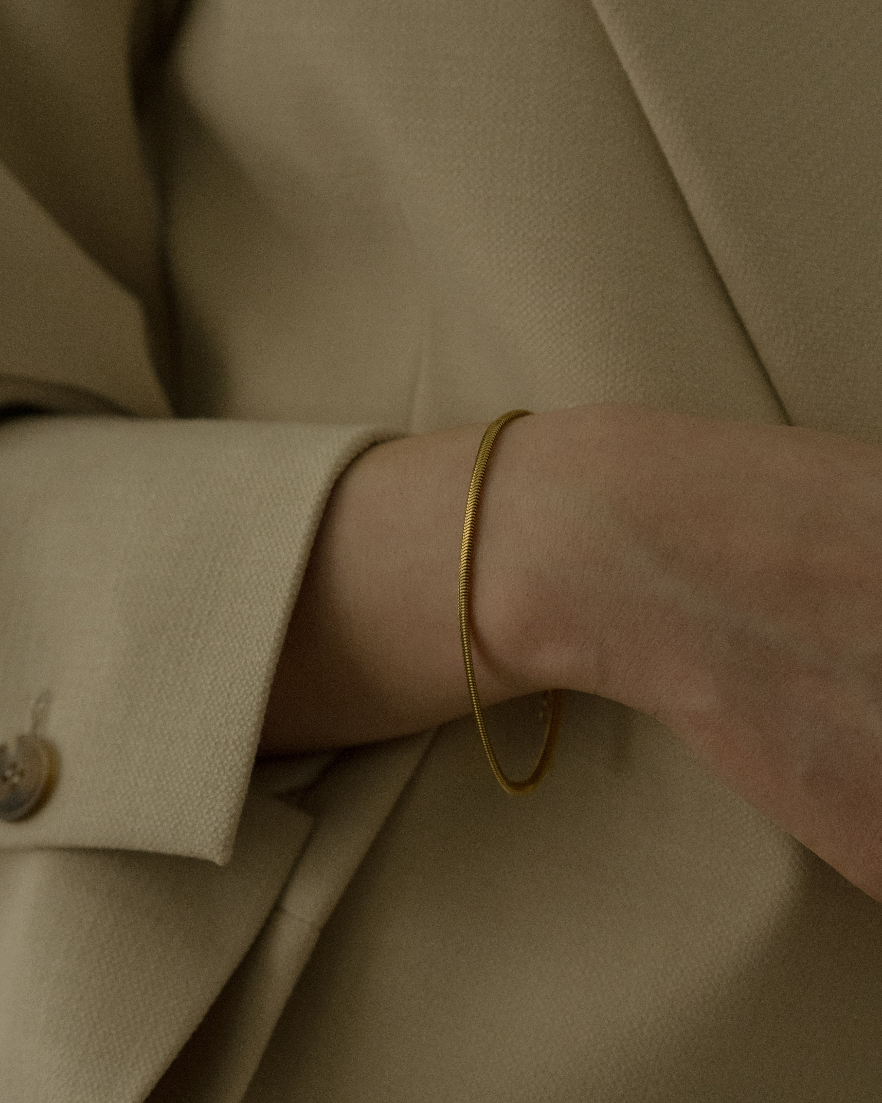 Petite Shadi Soft Snake Chain Bracelet
