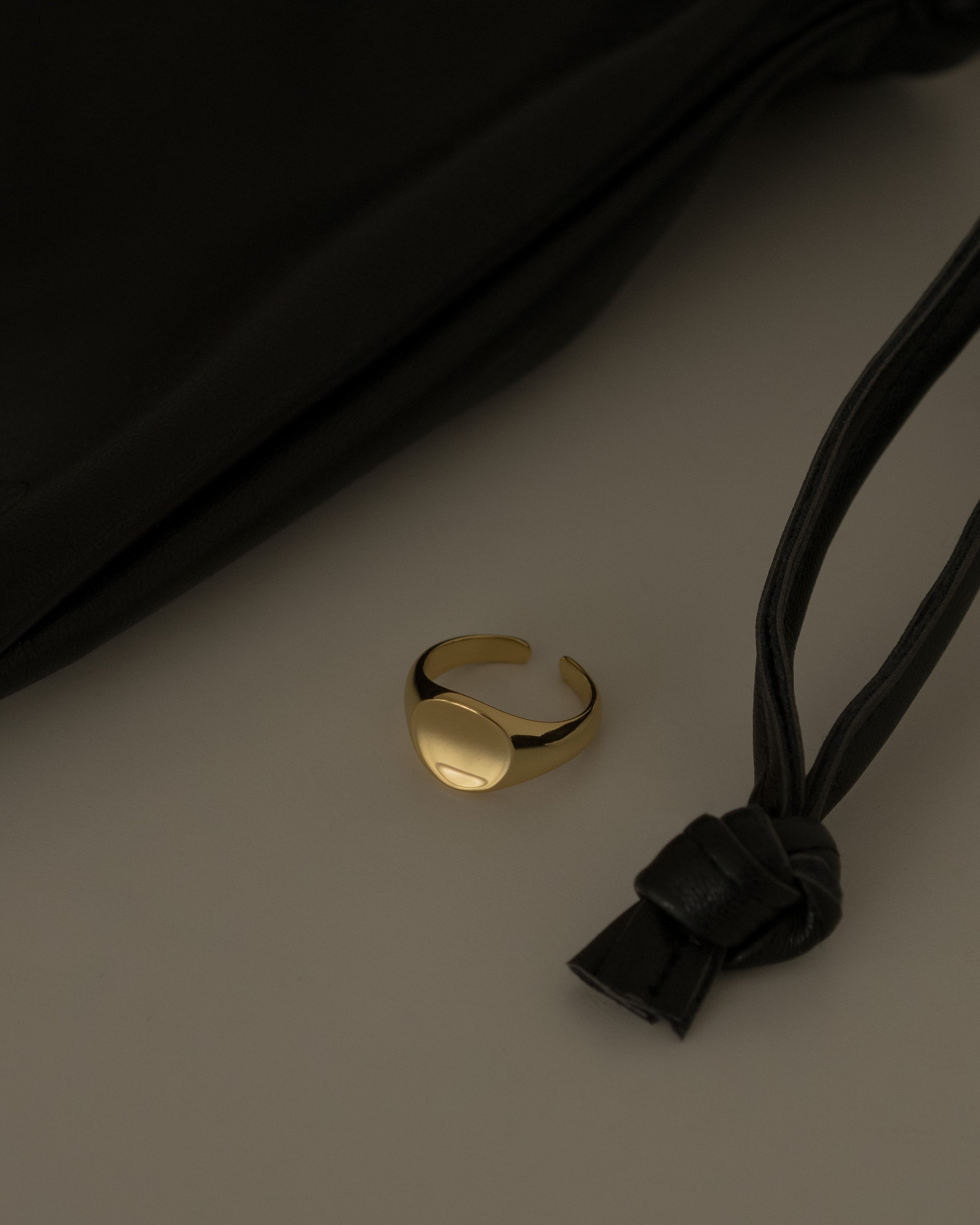 Paule Curve Signet Ring