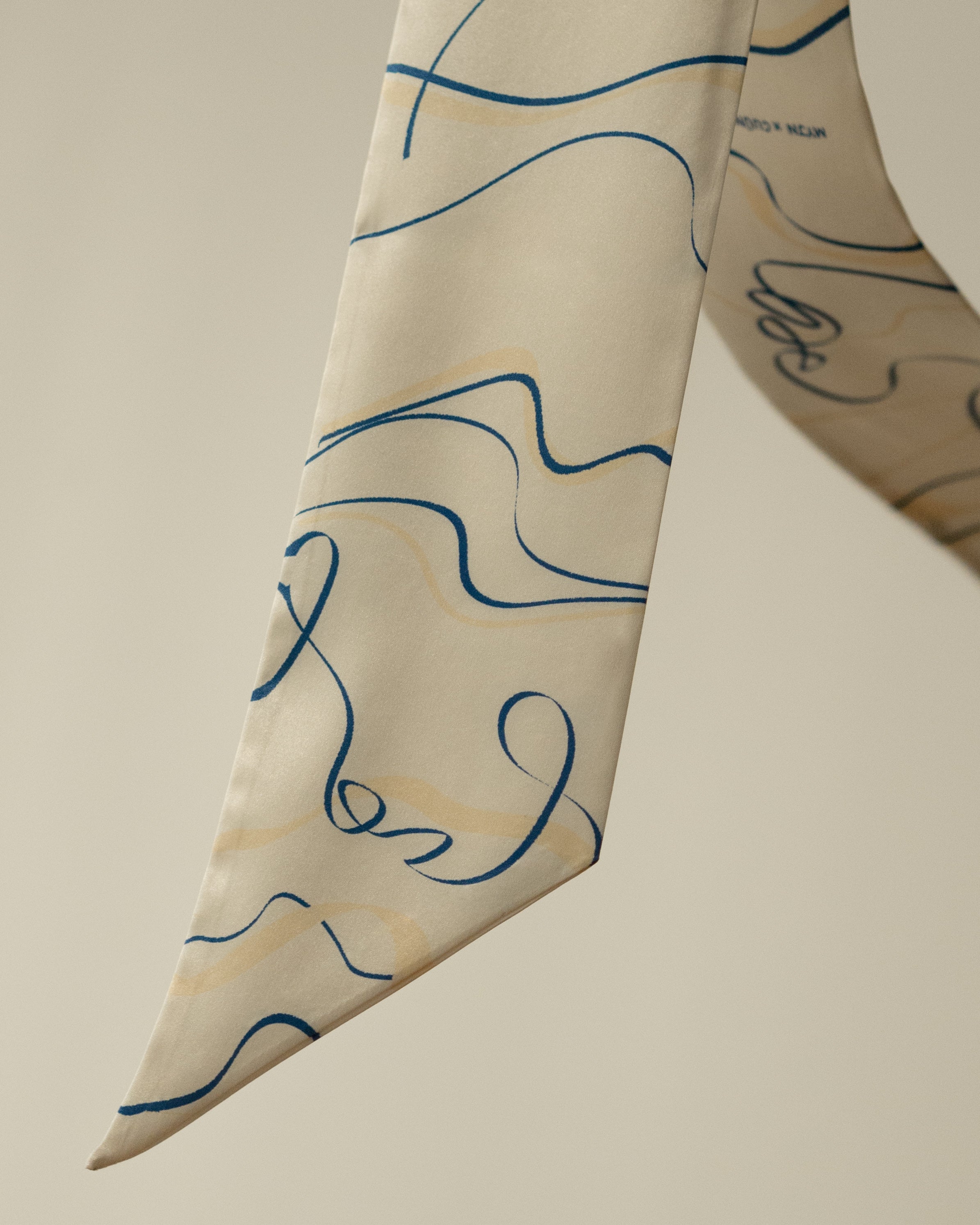 Craie Silk Twilly