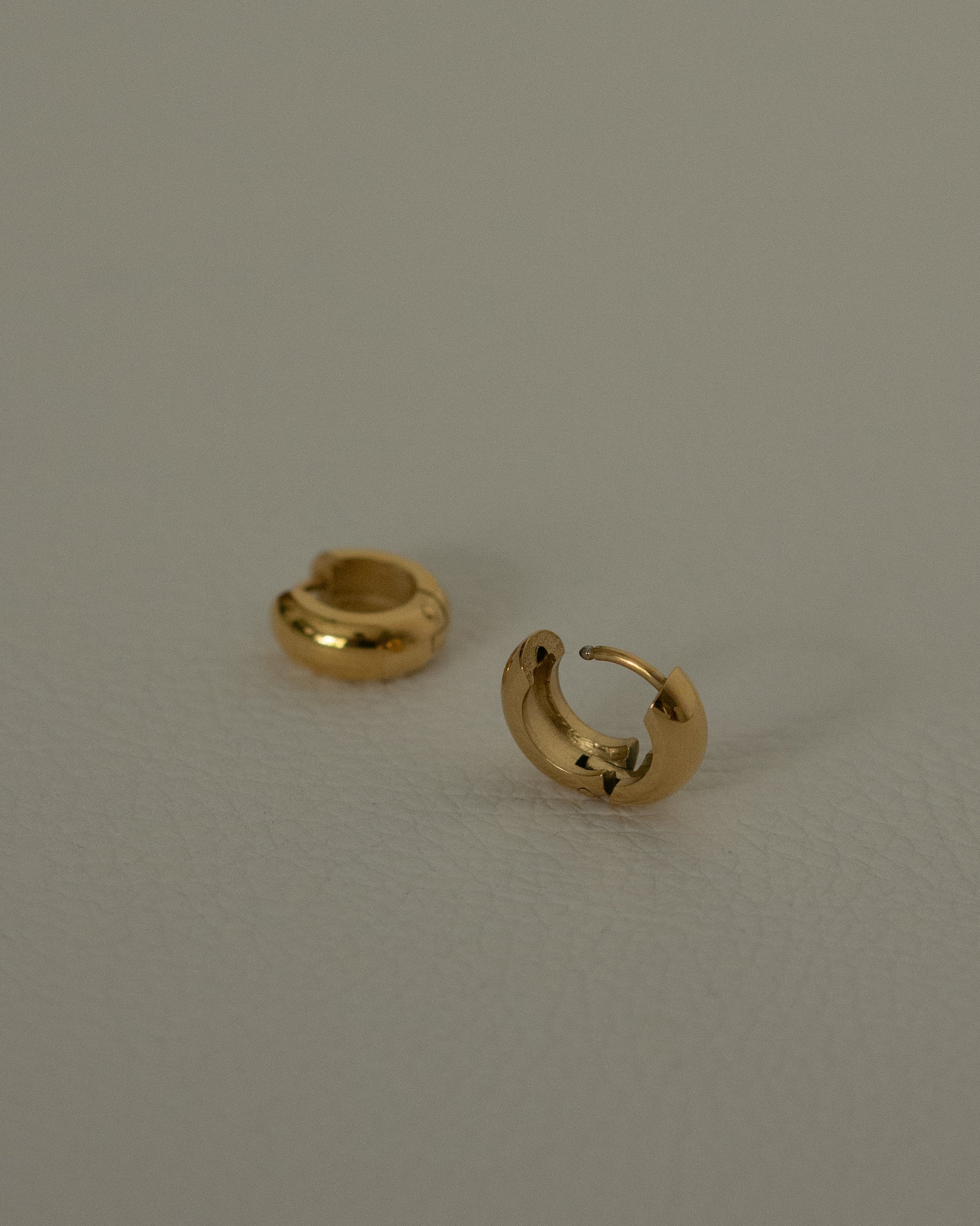 Bold Tiny Huggie Hoop Earrings