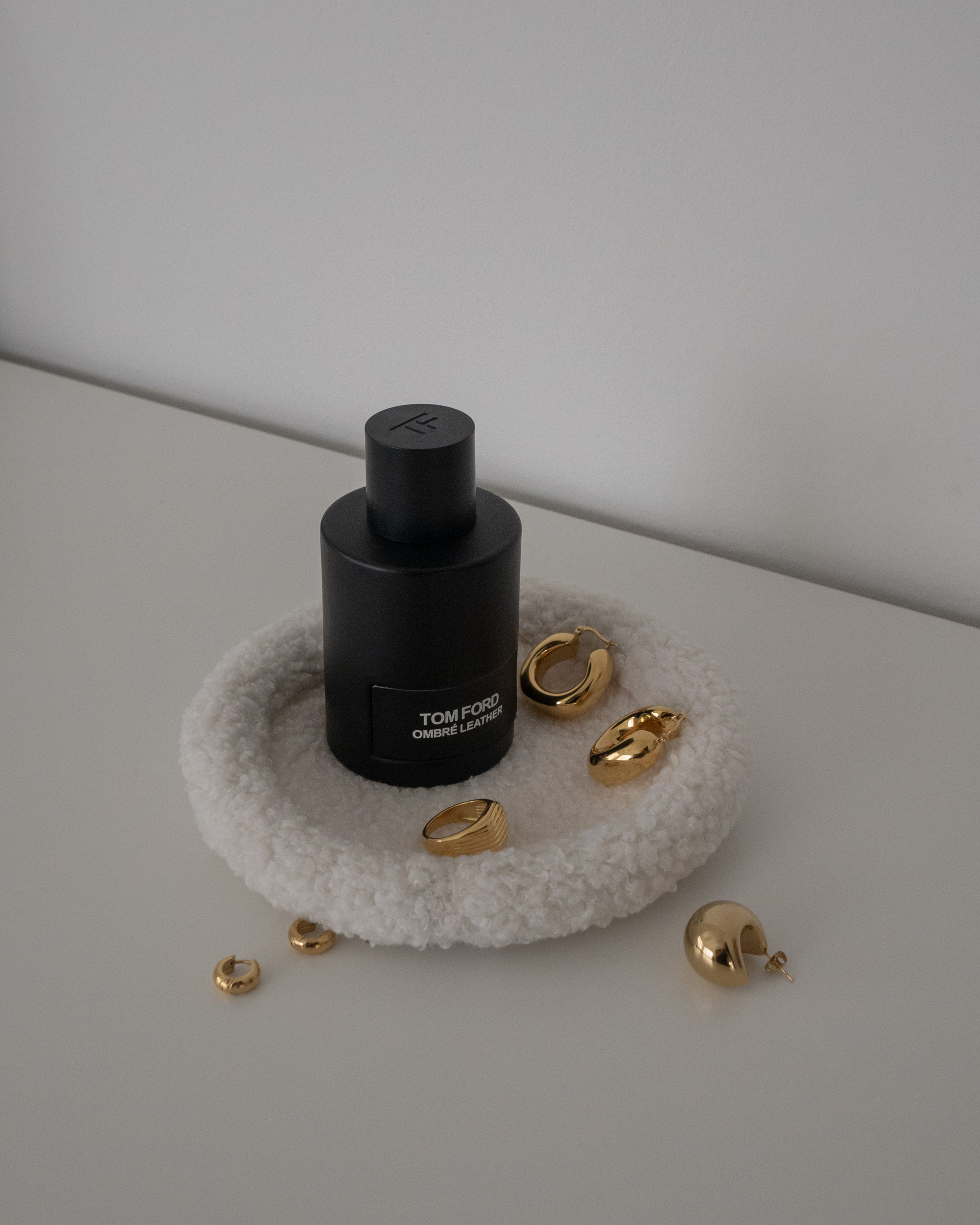 Alabaster Wool Jewelry Tray
