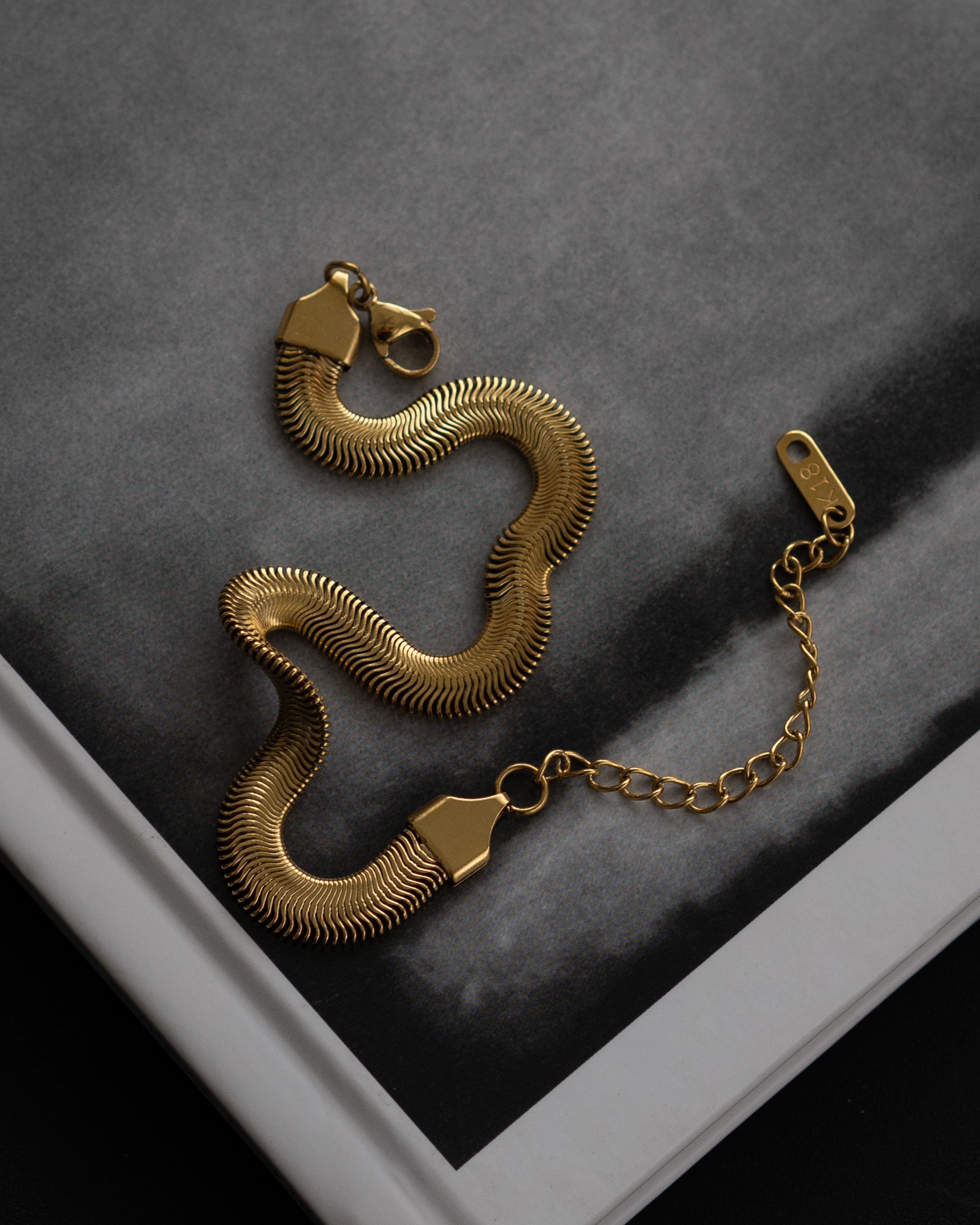 Shadi Bold Herringbone Chain Bracelet