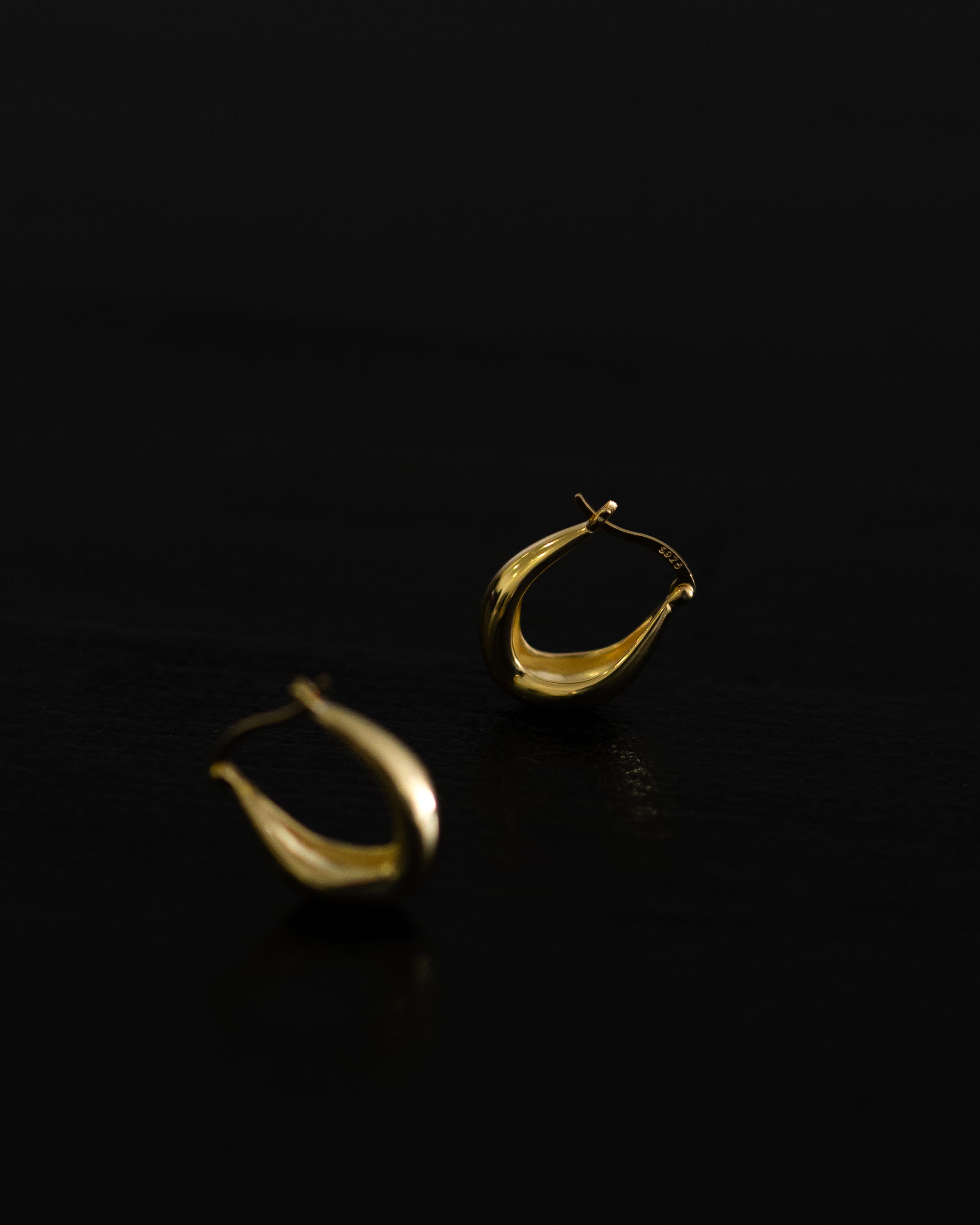 Herra Mini Curved Hoop Earrings