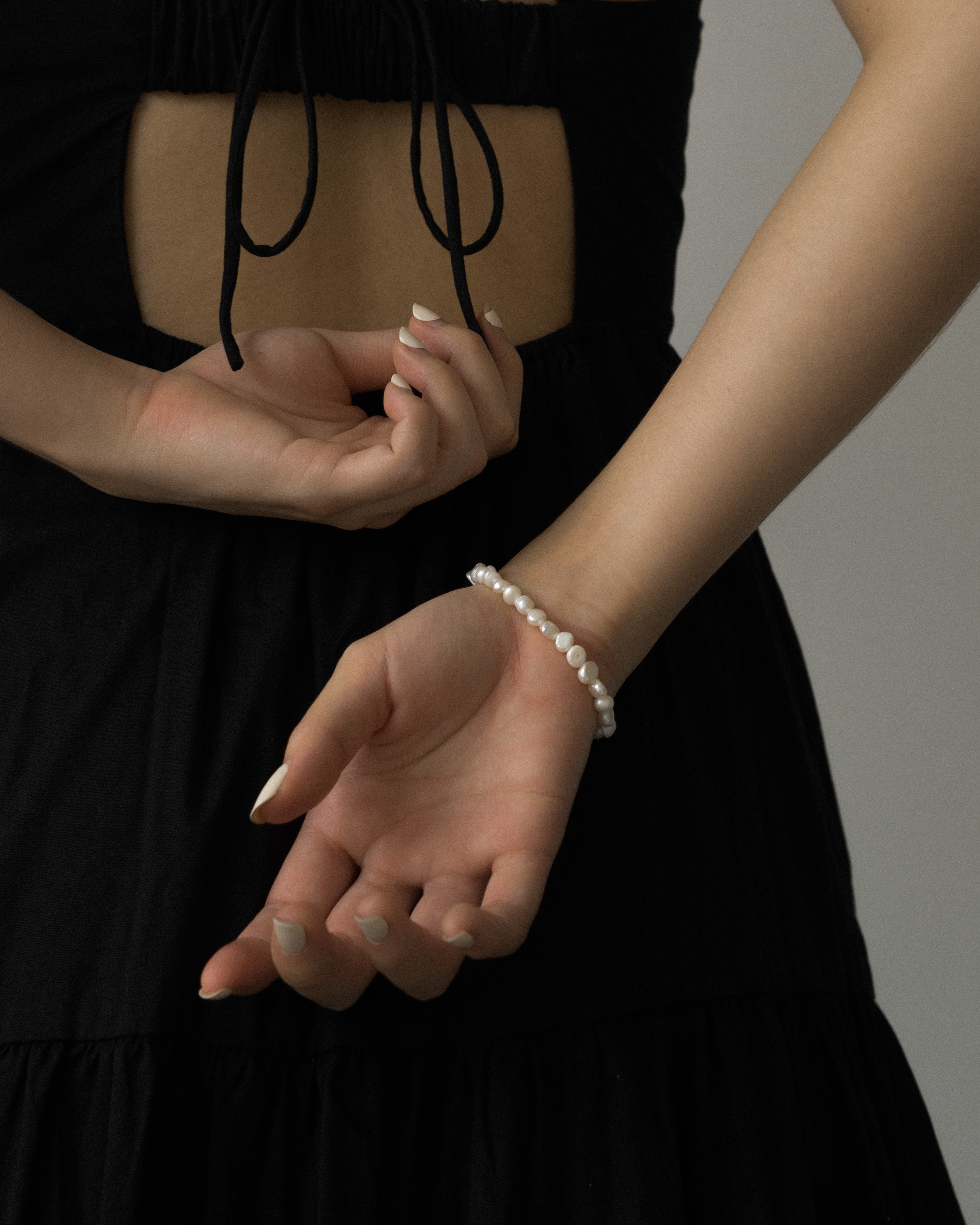 Nya Fresh Water Baroque Pearls Bracelet