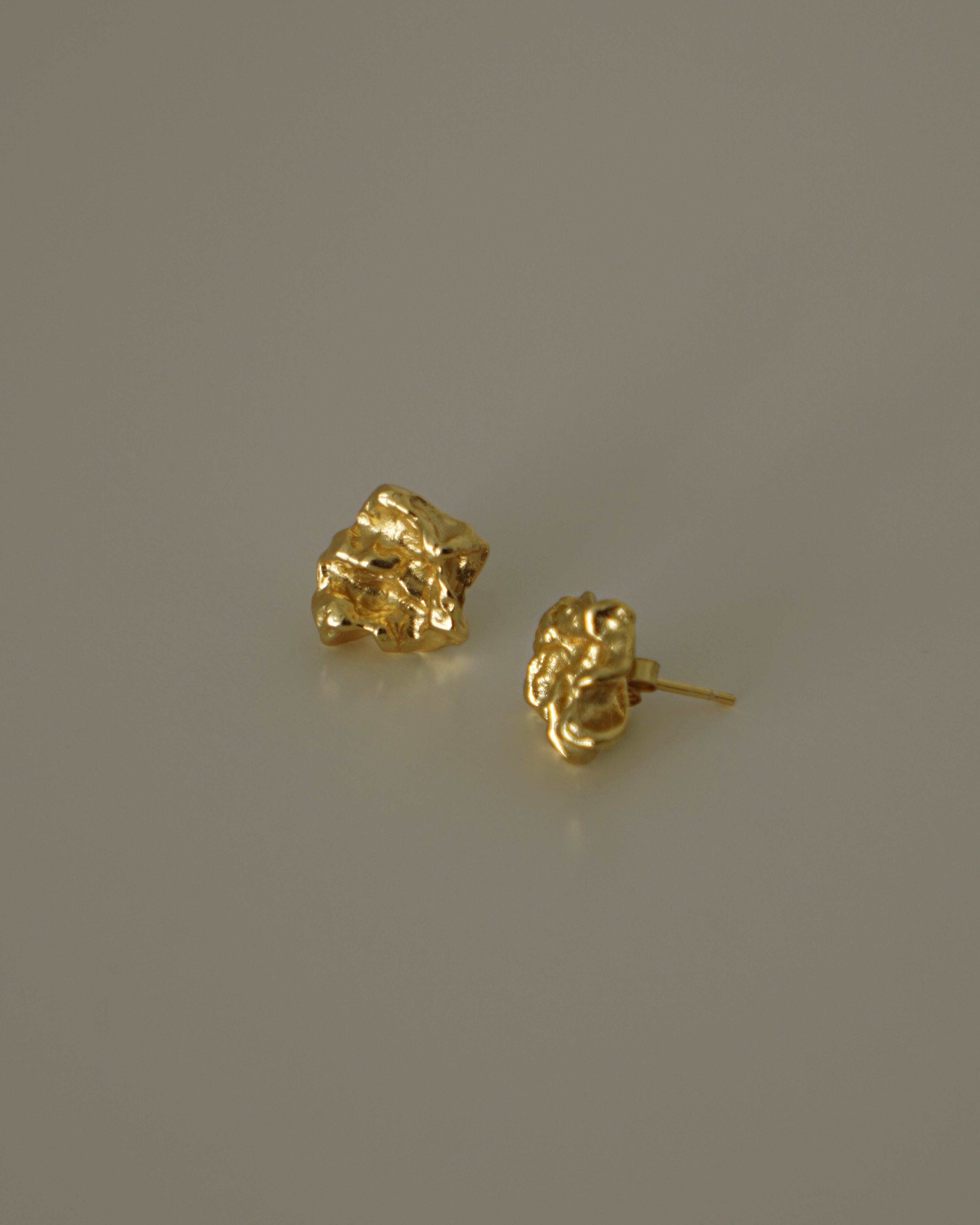 Eloise Nugget Stud Earrings