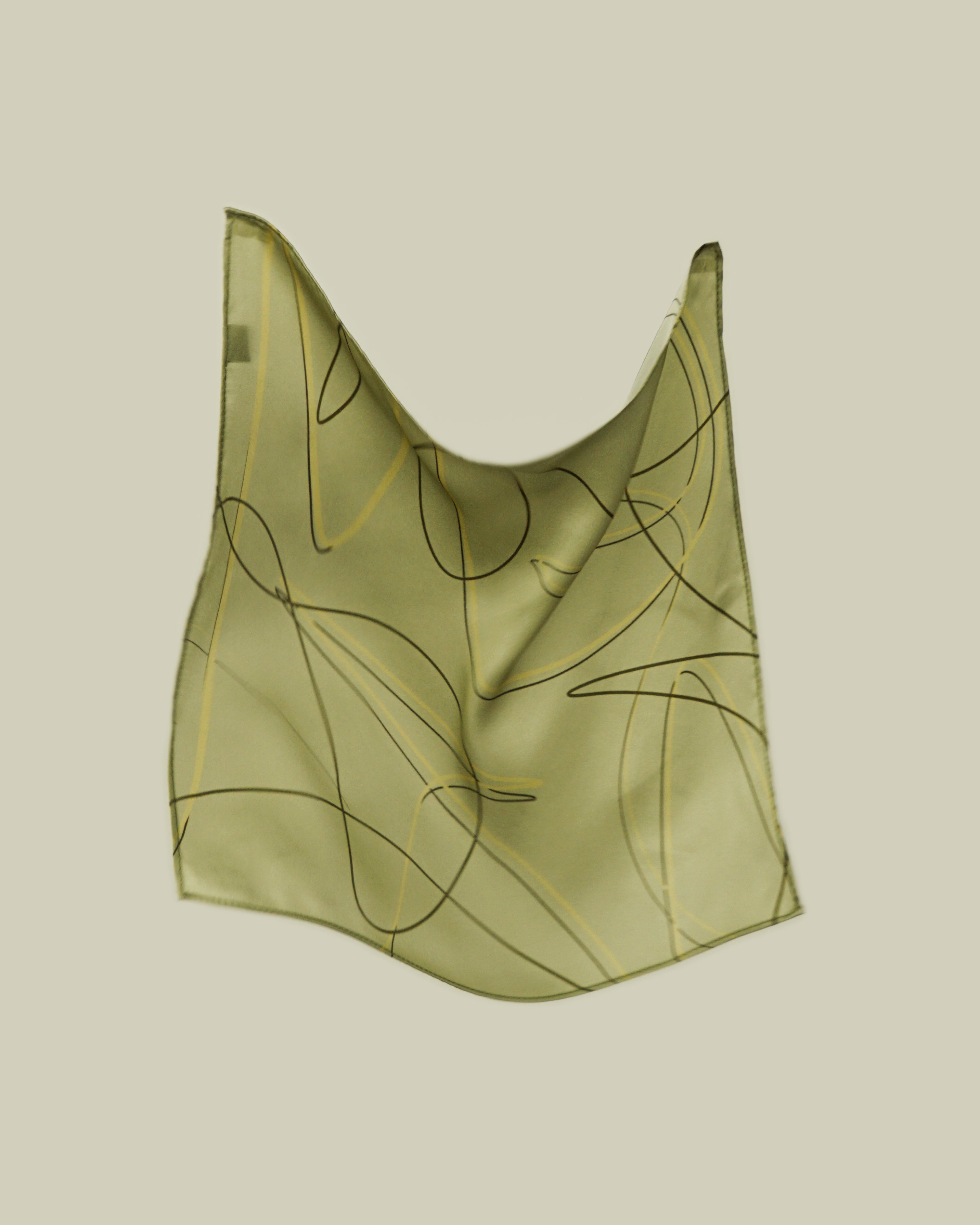 Chartreuse Silk Scarf