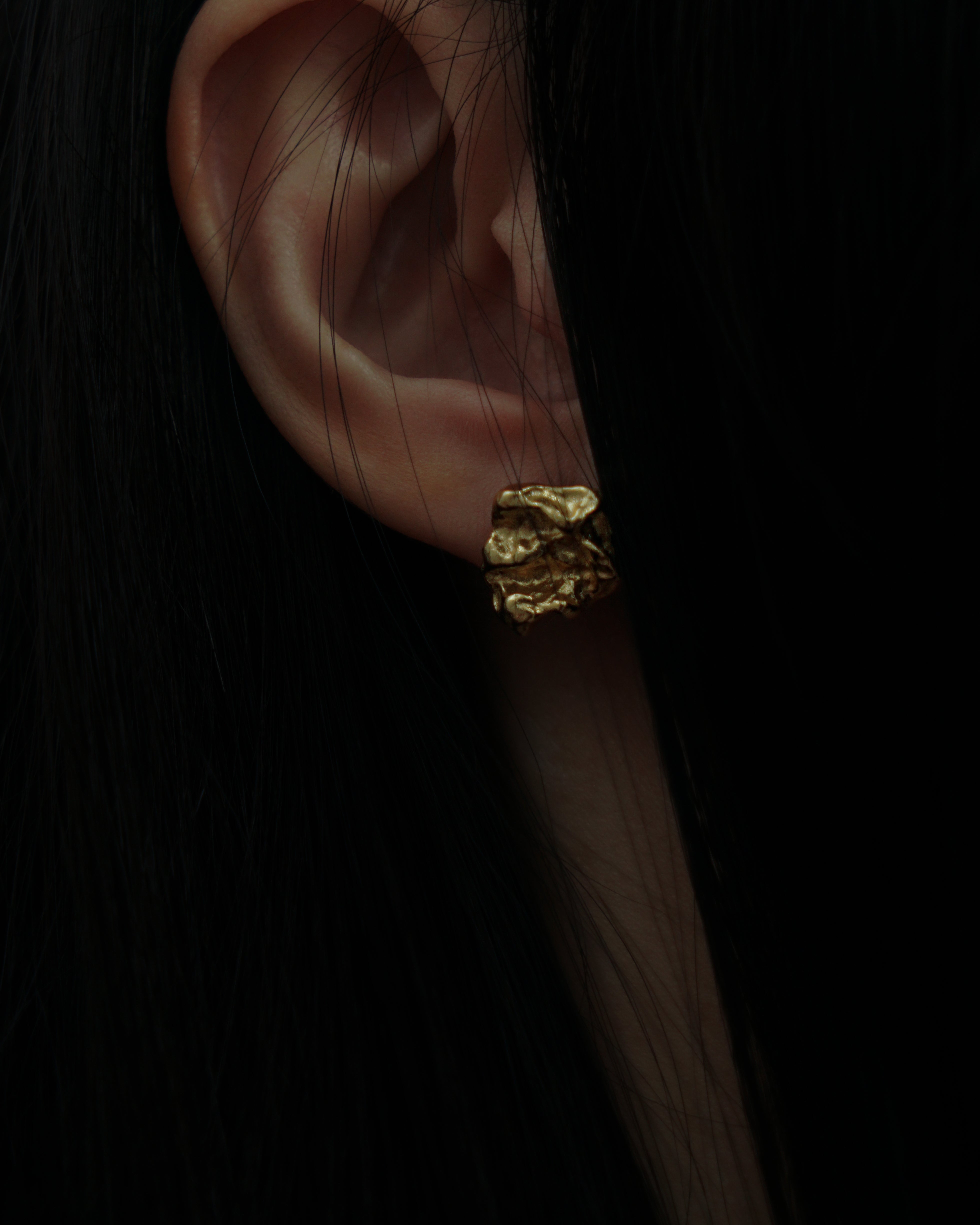 Eloise Nugget Stud Earrings